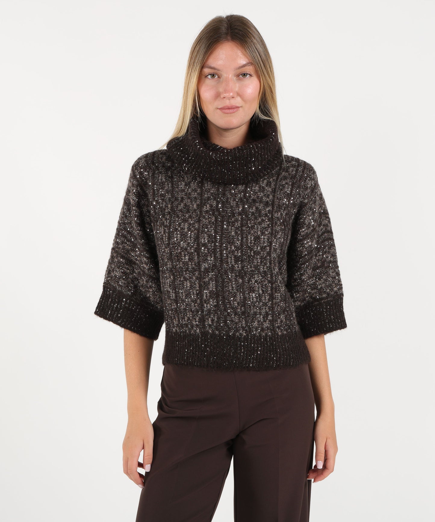 D.EXTERIOR Maglione con scaldacollo