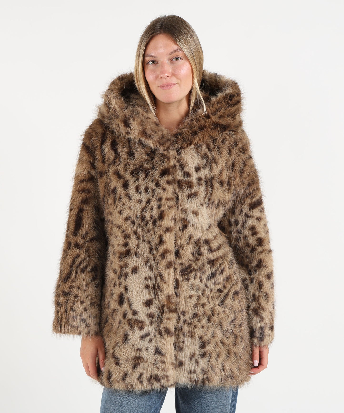 BULLY Eco pelliccia leopardata