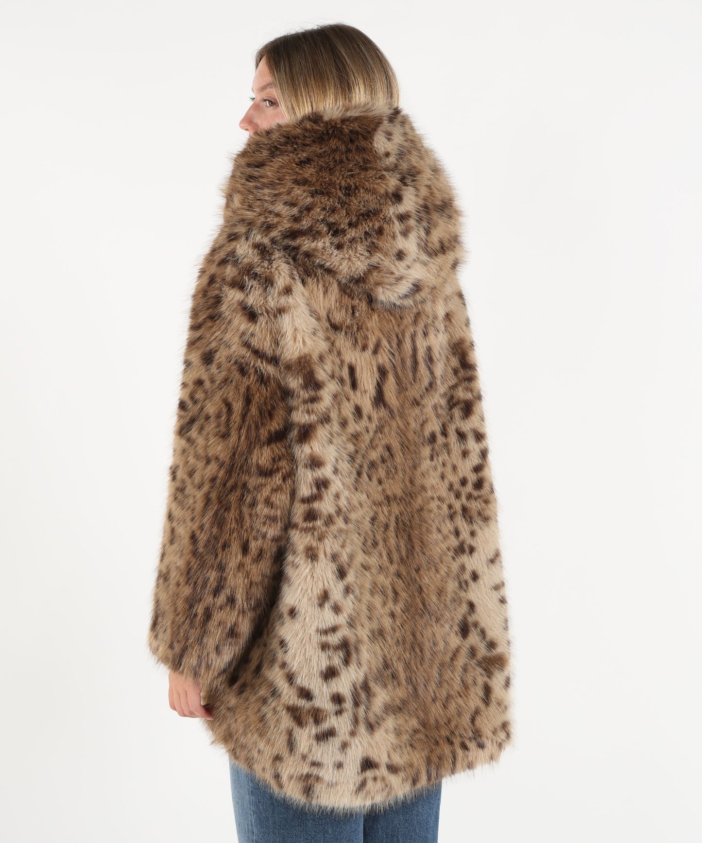 BULLY Eco pelliccia leopardata