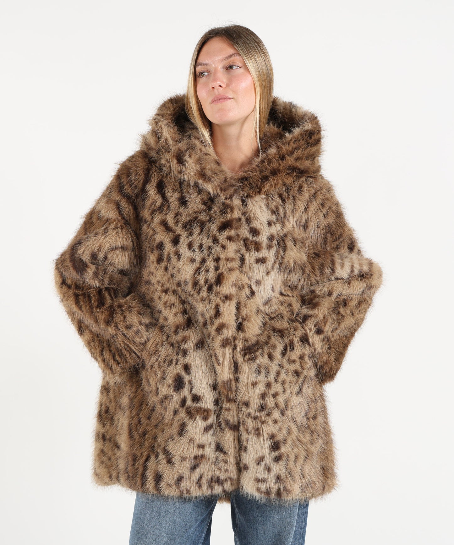 BULLY Eco pelliccia leopardata