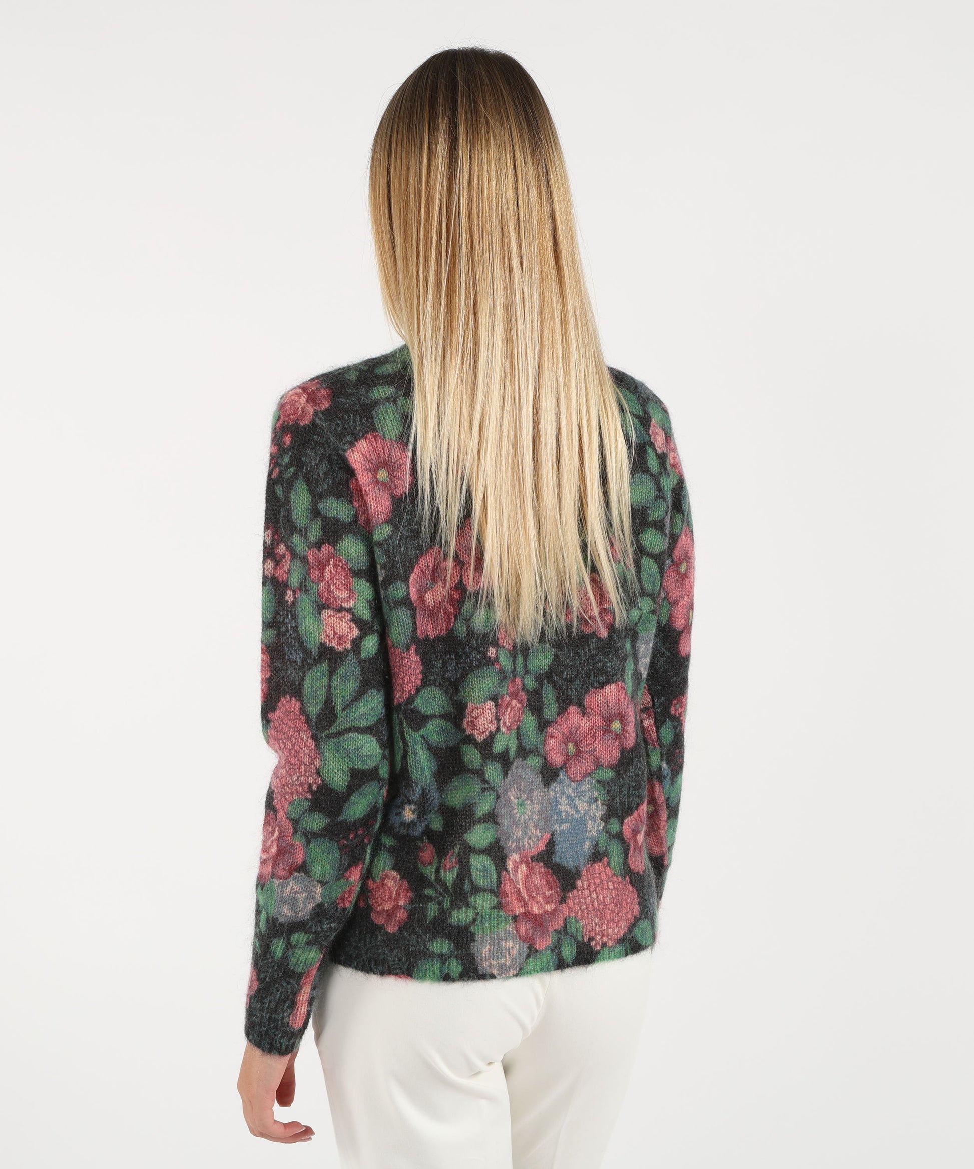 Maglie Amosa Maglione fantasia fiori Fantasia | Amosa