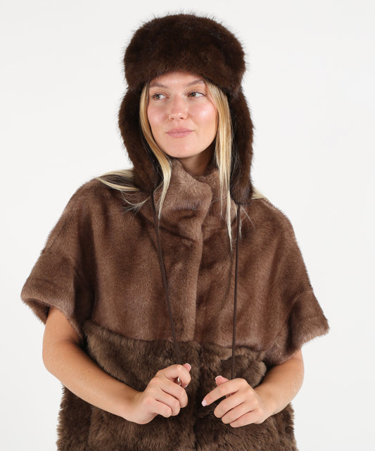 BULLY Cappello in eco pelliccia