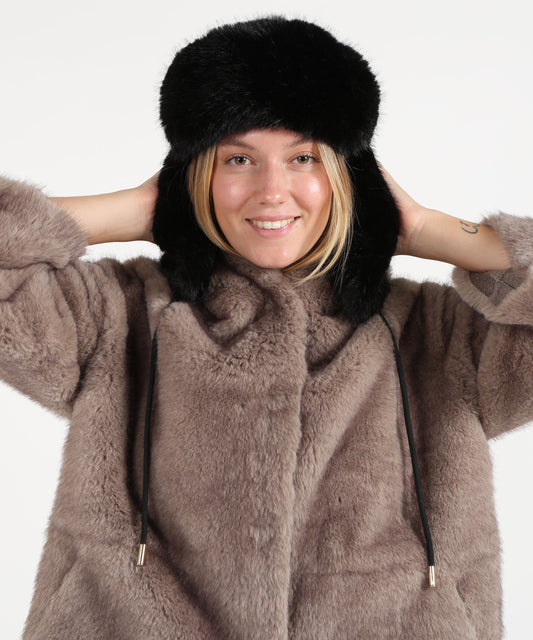 Cappelli BULLY Cappello in eco pelliccia Nero | BULLY