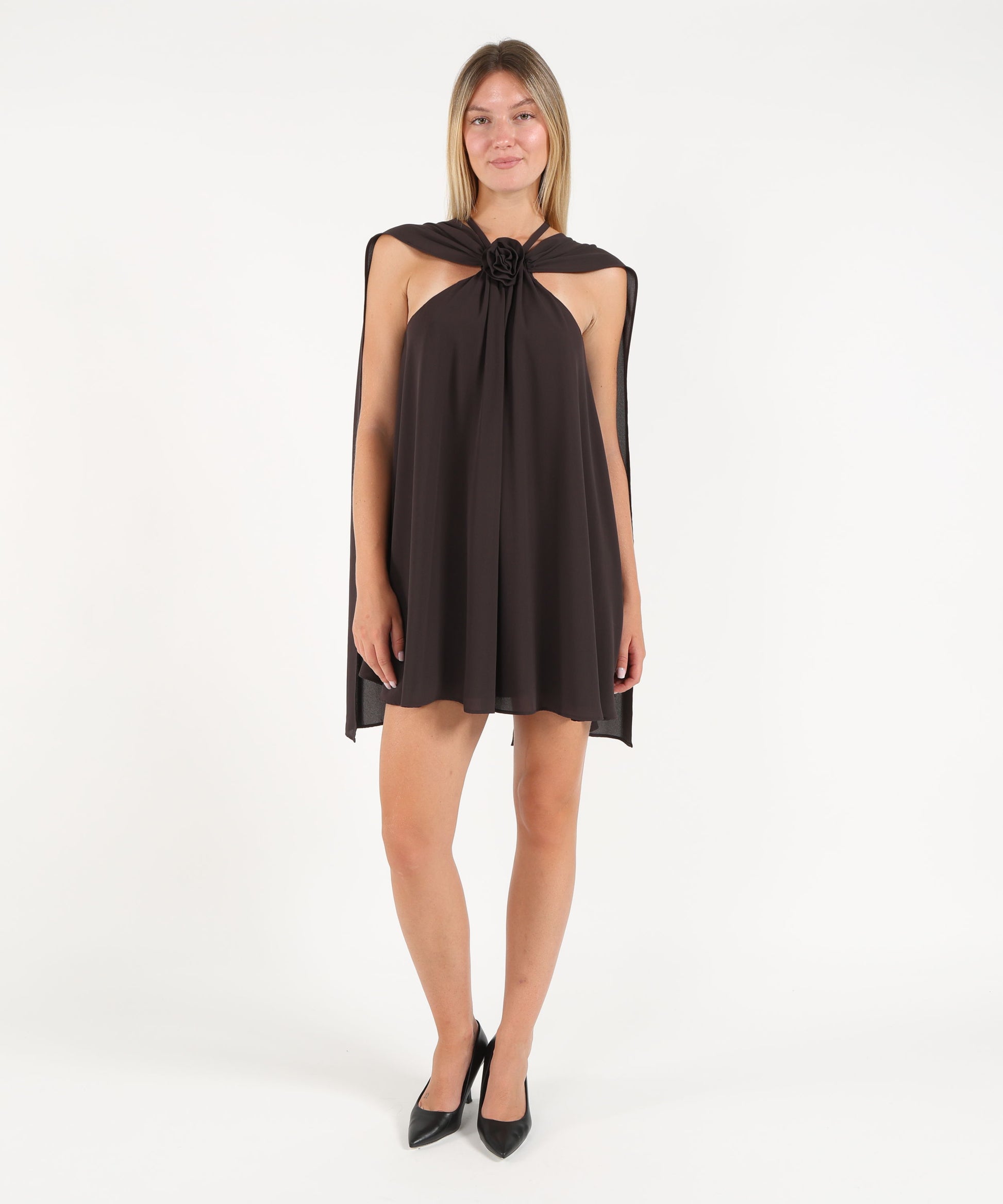 Dresses &amp; Suits SILENCE LIMITED Marrone scuro | SILENCE LIMITED