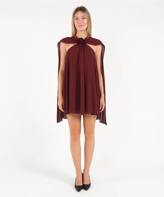 Abiti SILENCE LIMITED jasmine dress Burgundy | SILENCE LIMITED