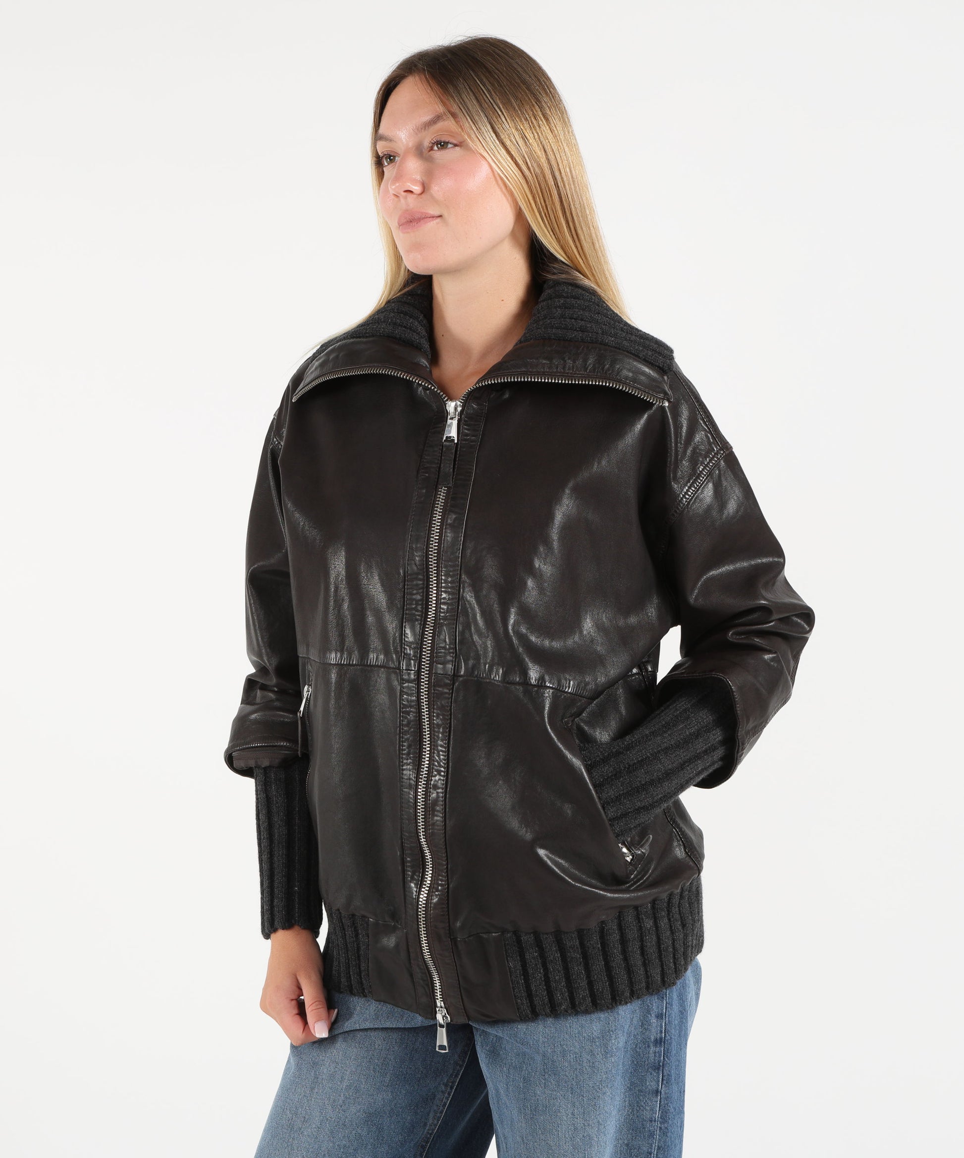 Jackets THE JACKIE LEATHERS Leather Jacket Moro | THE JACKIE LEATHERS