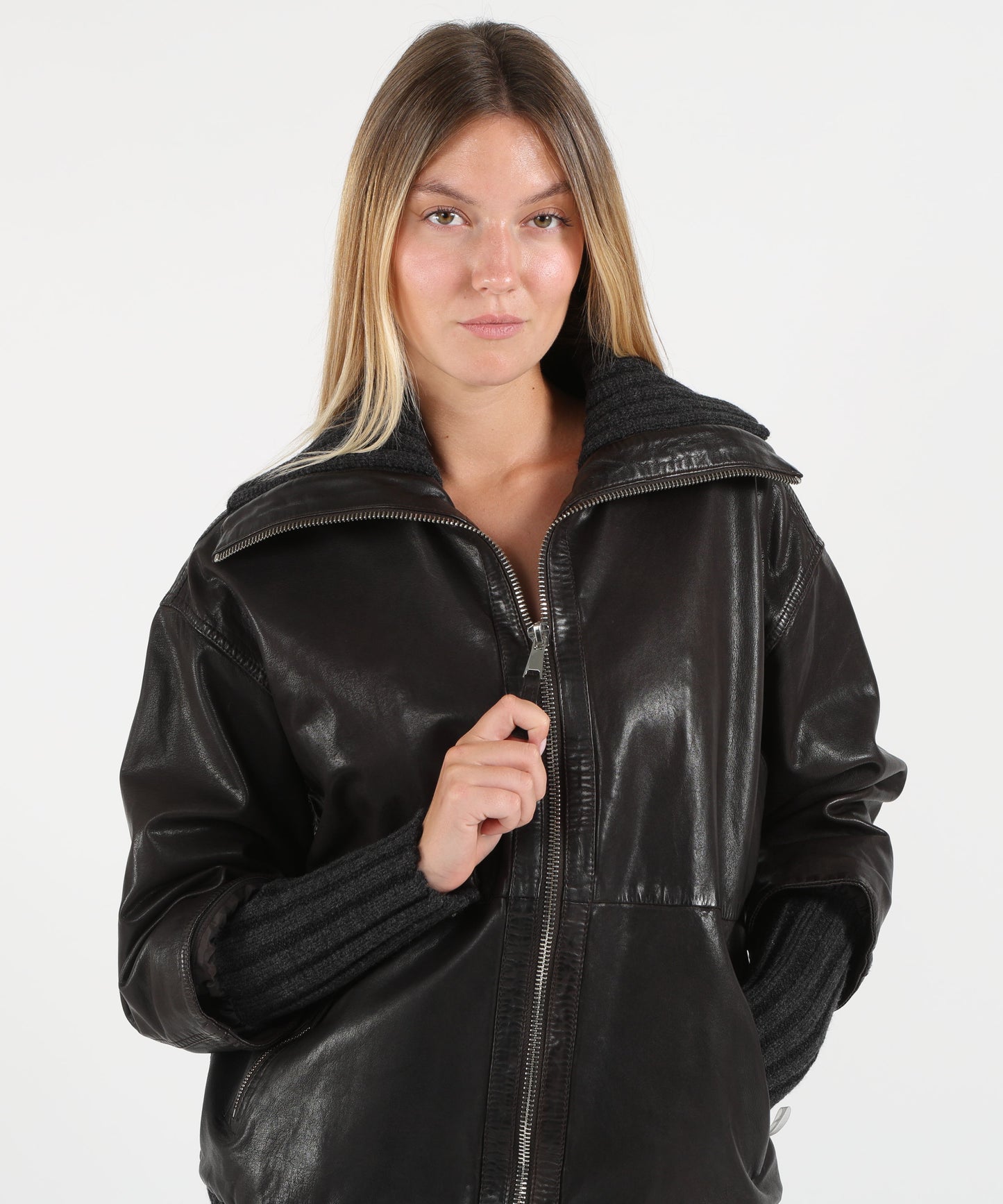 THE JACKIE LEATHERS Leather Jacket