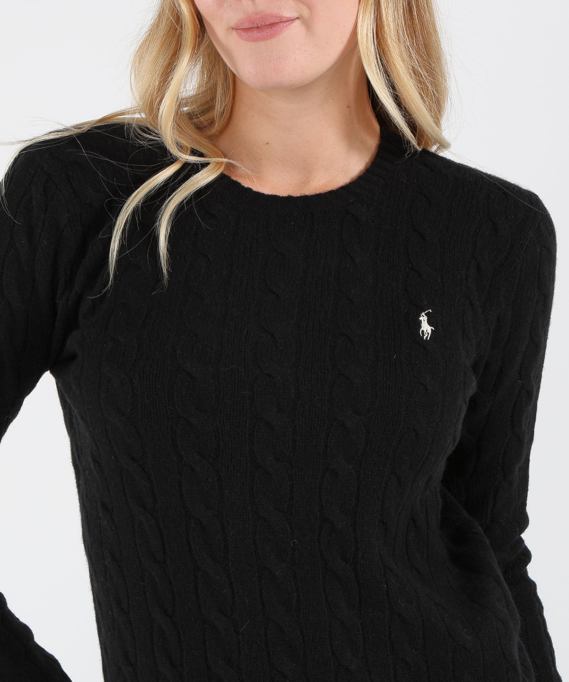 Pullovers POLO RALPH LAUREN Cable Knit Pullover Nero | POLO RALPH LAUREN