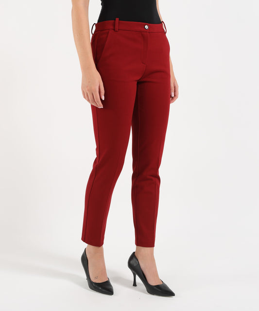 Pantaloni PINKO Pantaloni a gamba dritta Rosso | PINKO