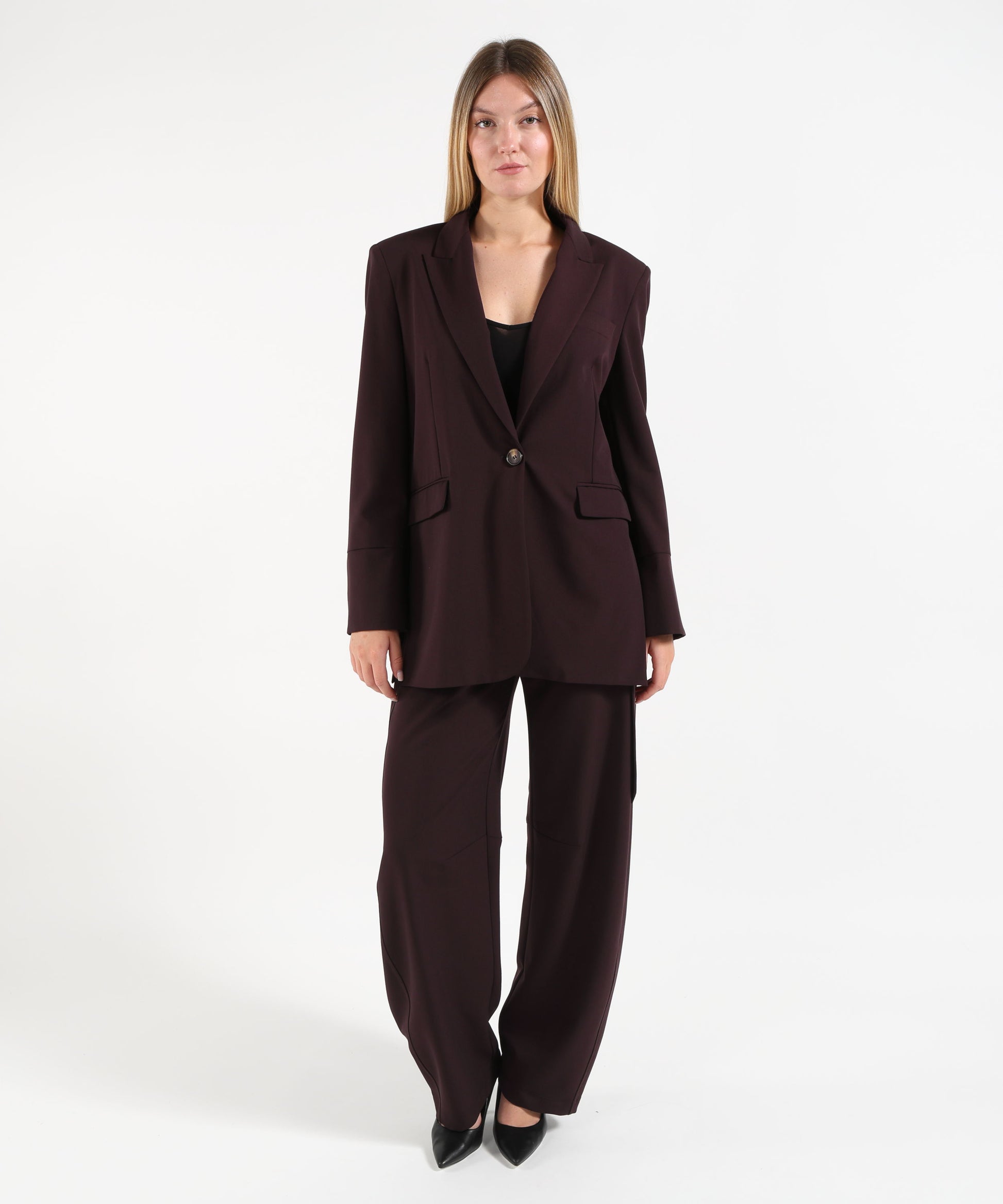 Pantaloni PINKO Pantaloni con cintura Bordeau | PINKO