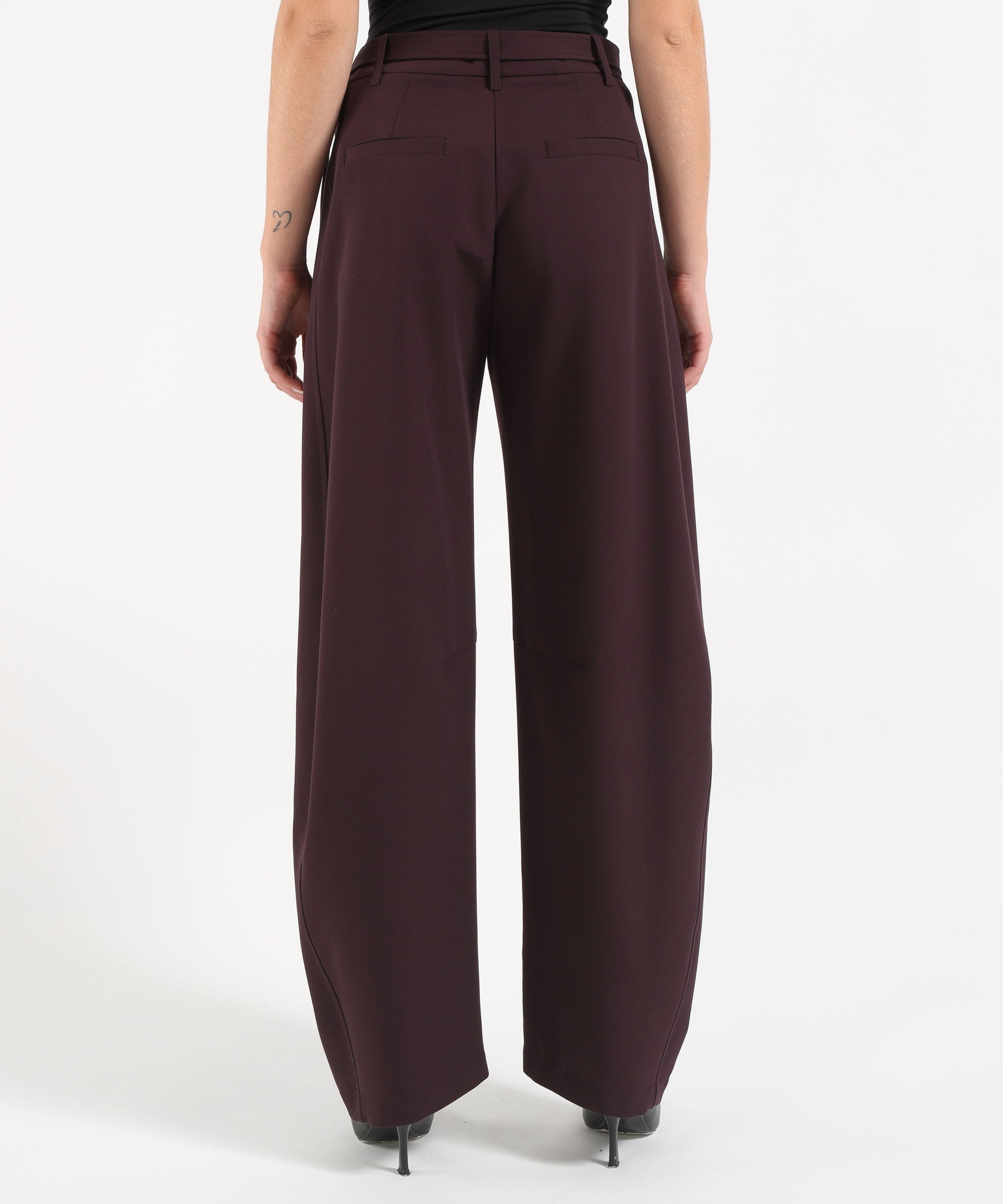 Pantaloni PINKO Pantaloni con cintura Bordeau | PINKO