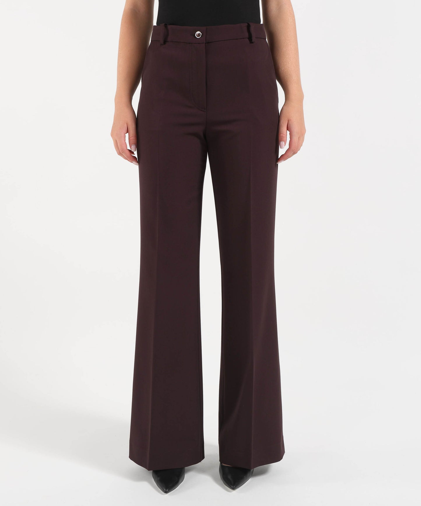 PINKO Pantaloni a palazzo tinta unita