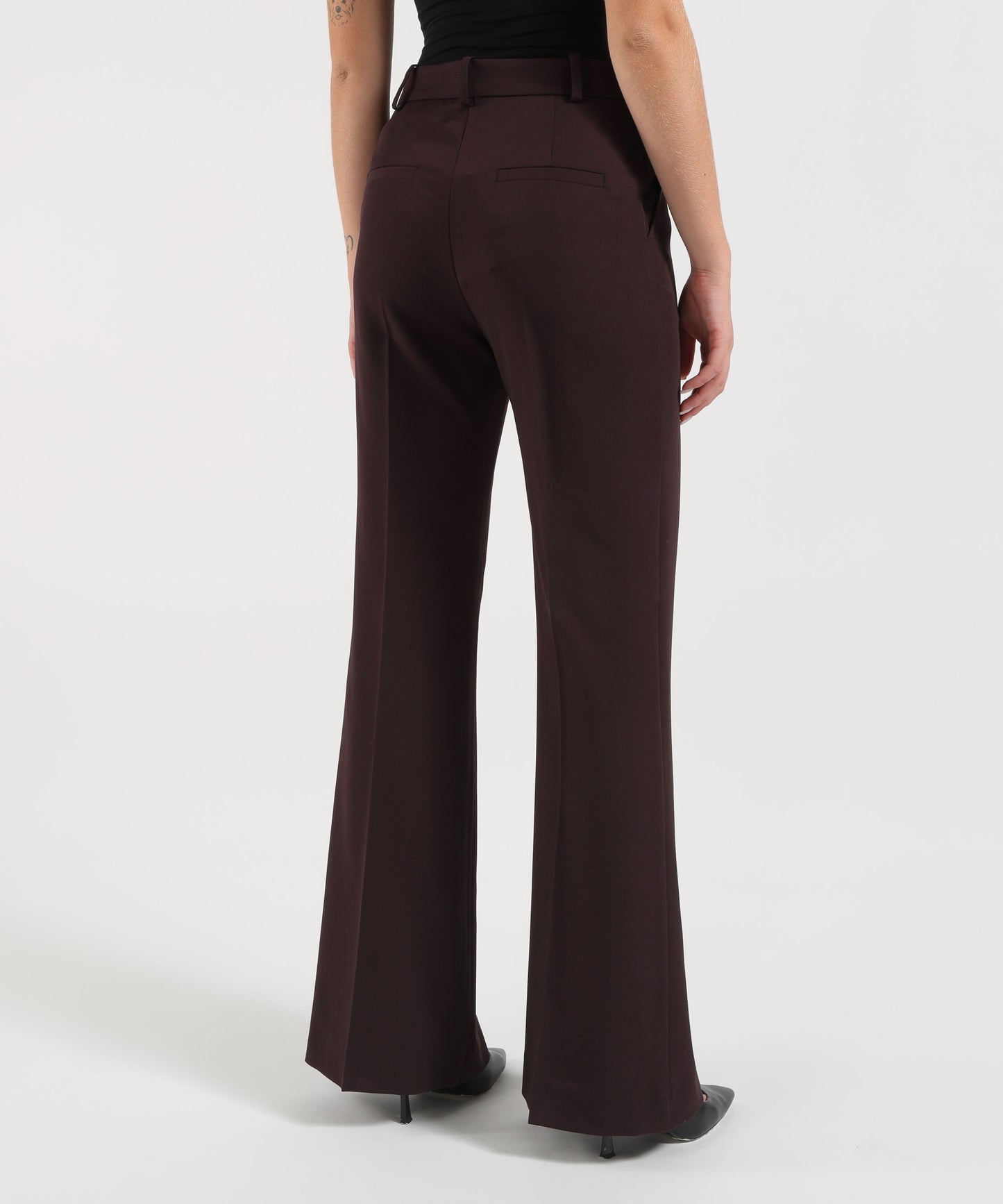 PINKO Pantaloni a palazzo tinta unita