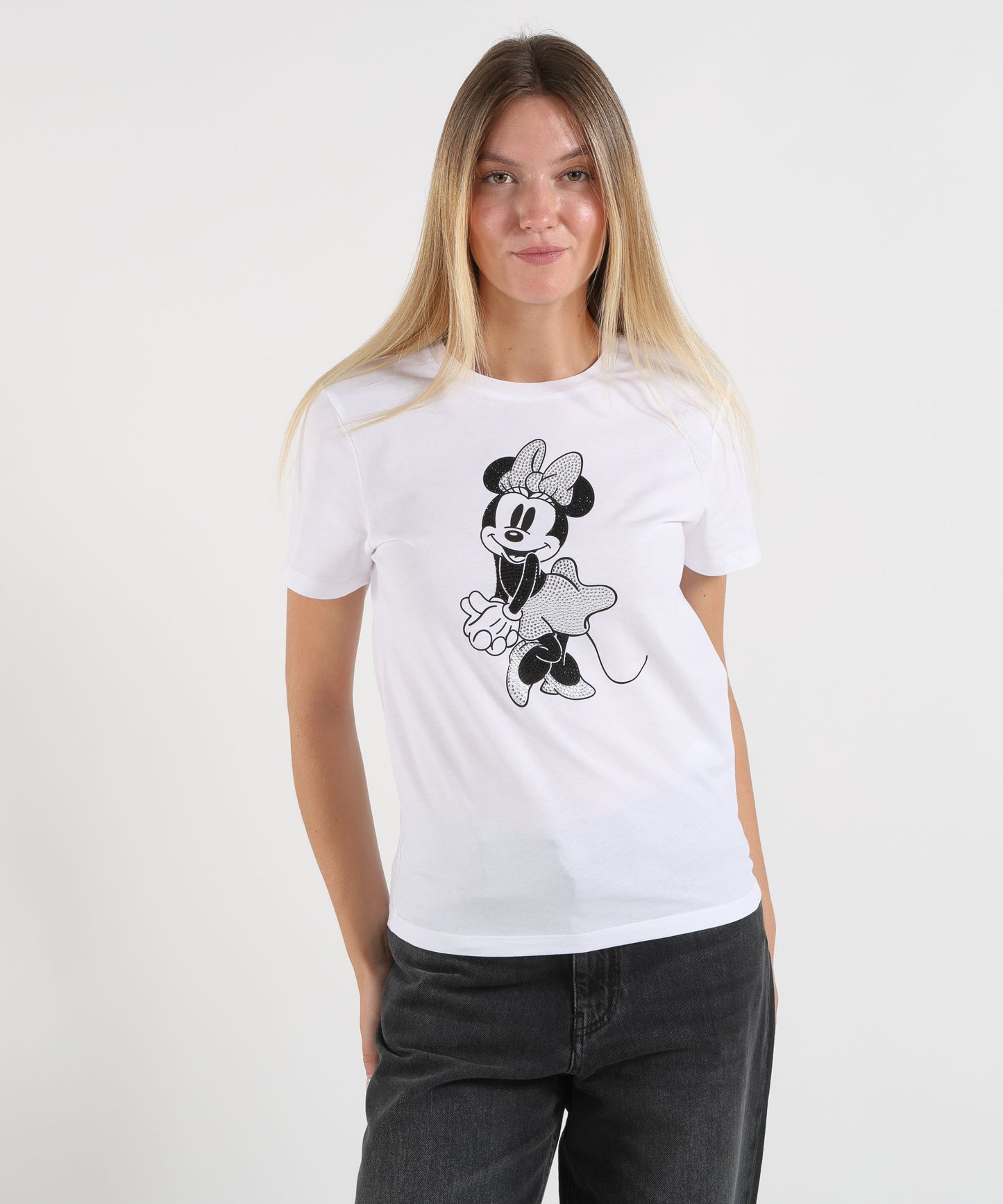 LIUJO WHITE T-shirt con stampa