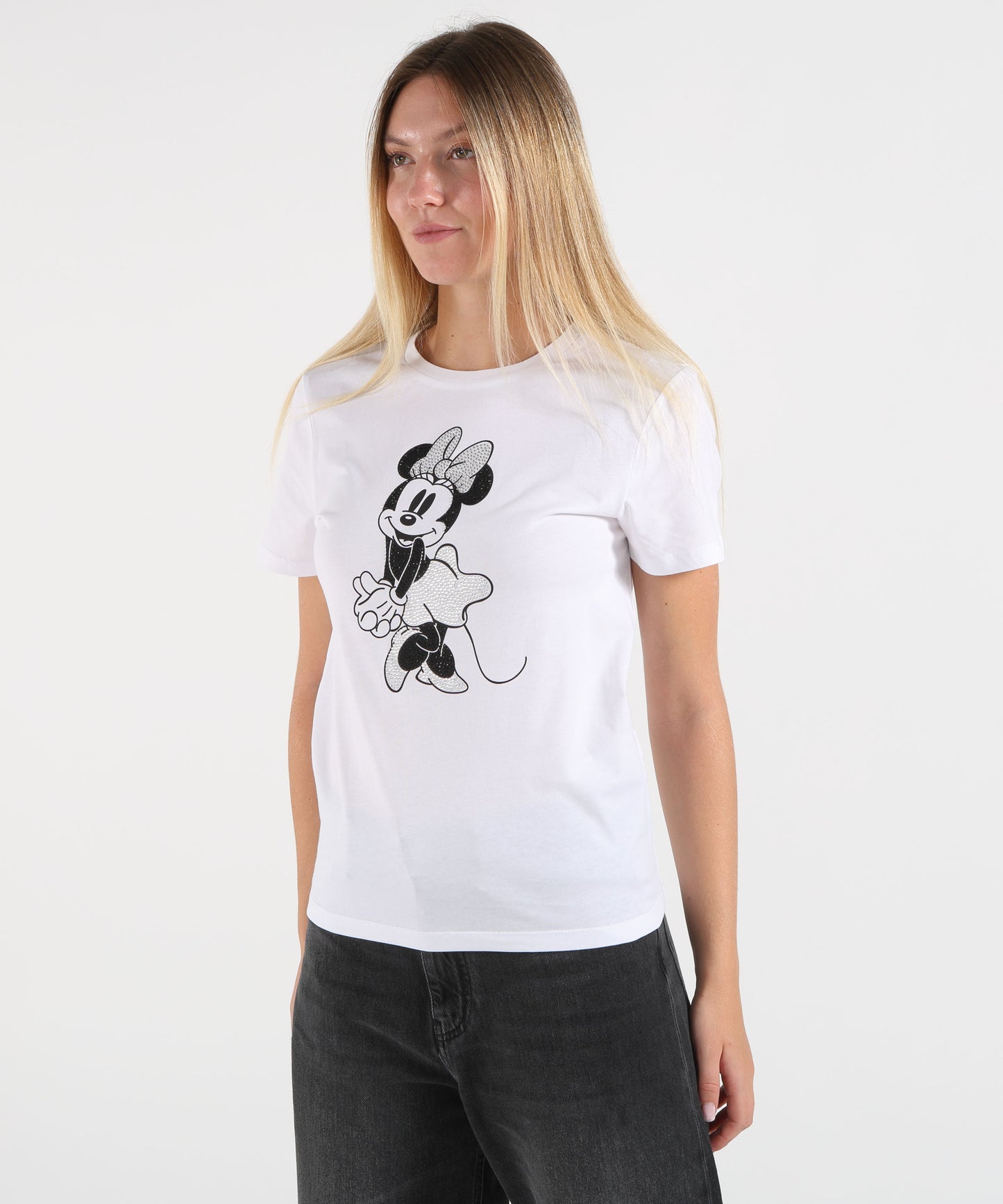 LIUJO WHITE T-shirt con stampa