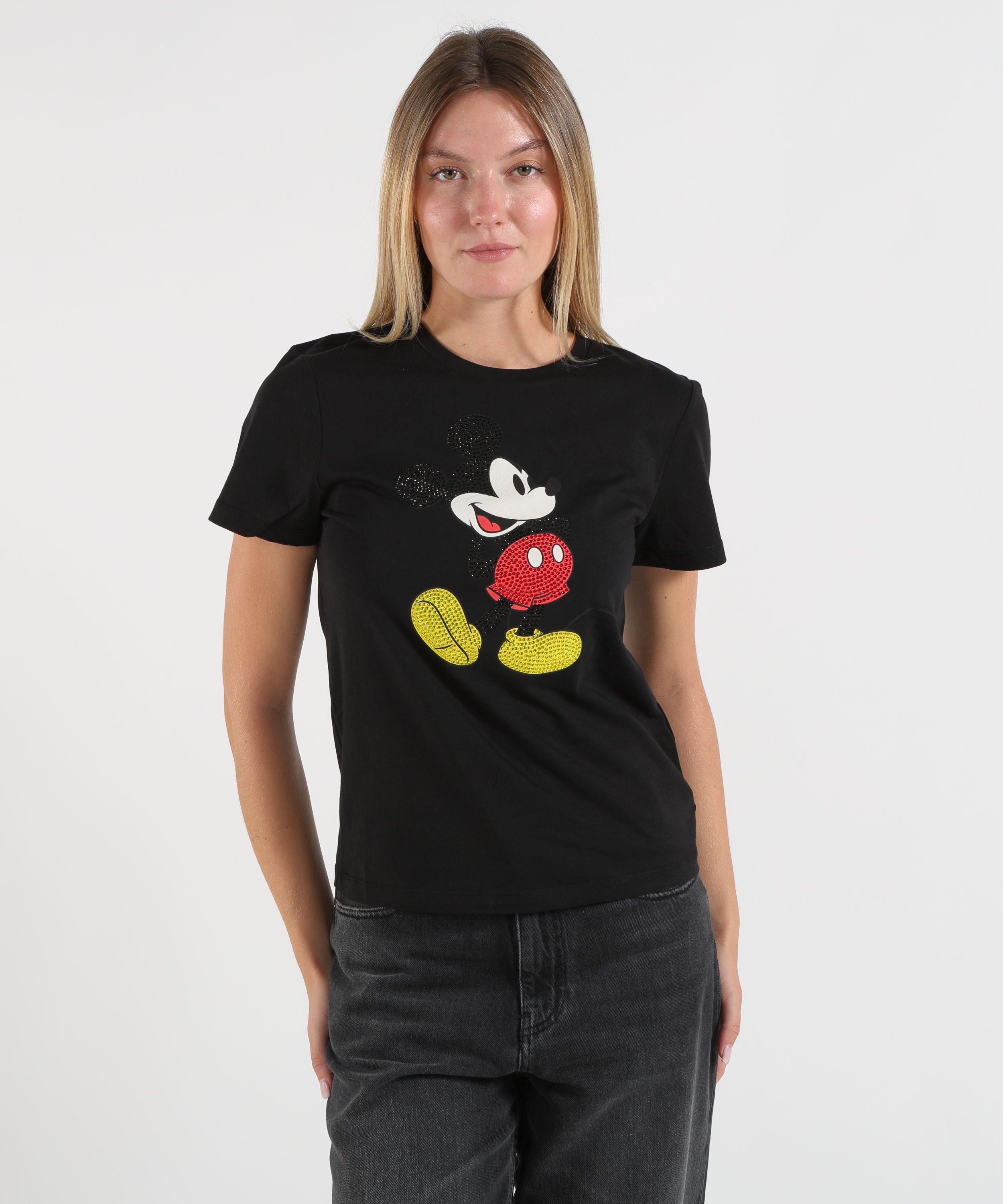 T-shirt LIUJO WHITE T-shirt con stampa Nero | LIUJO WHITE
