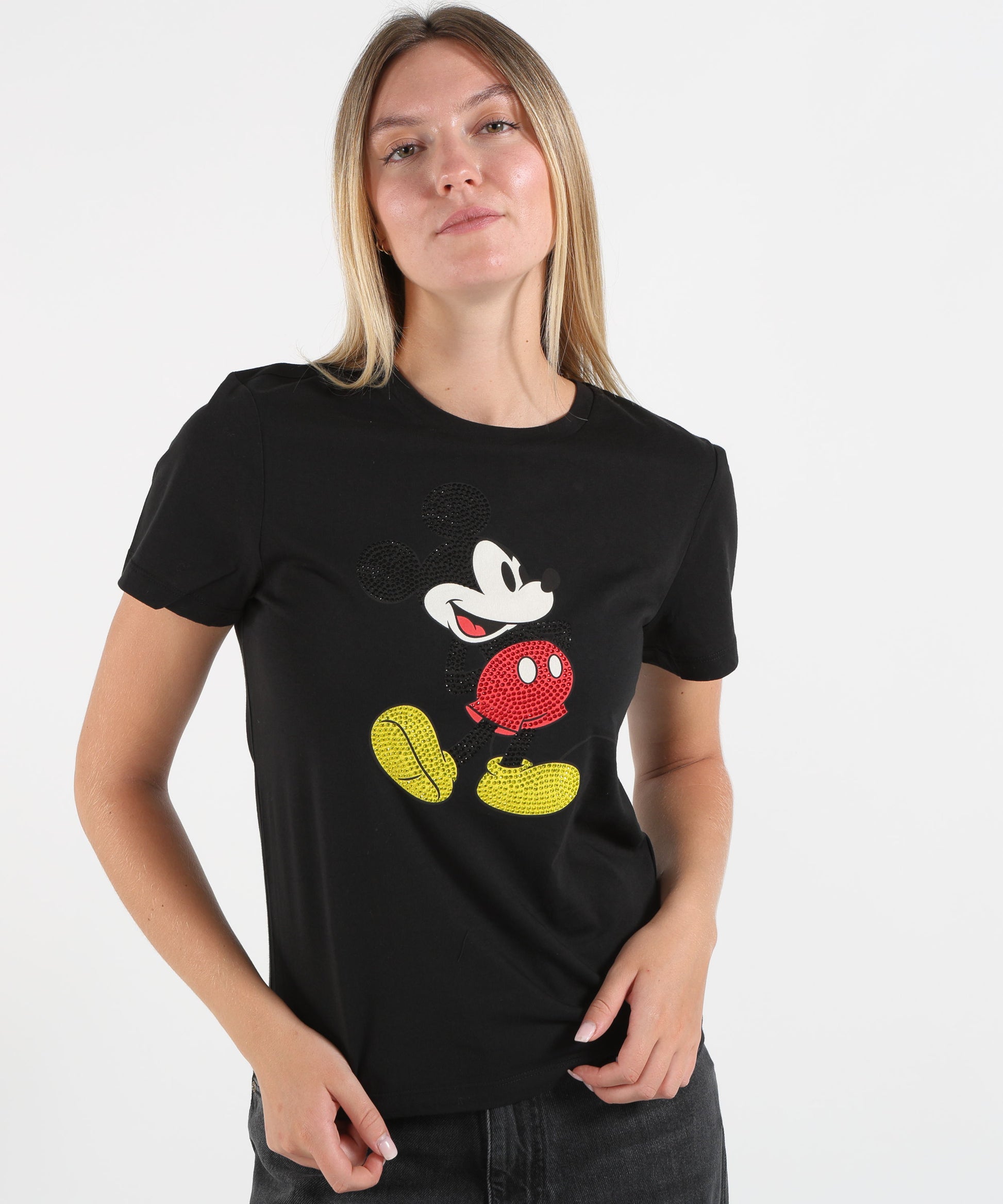 T-shirt LIUJO WHITE T-shirt con stampa Nero | LIUJO WHITE