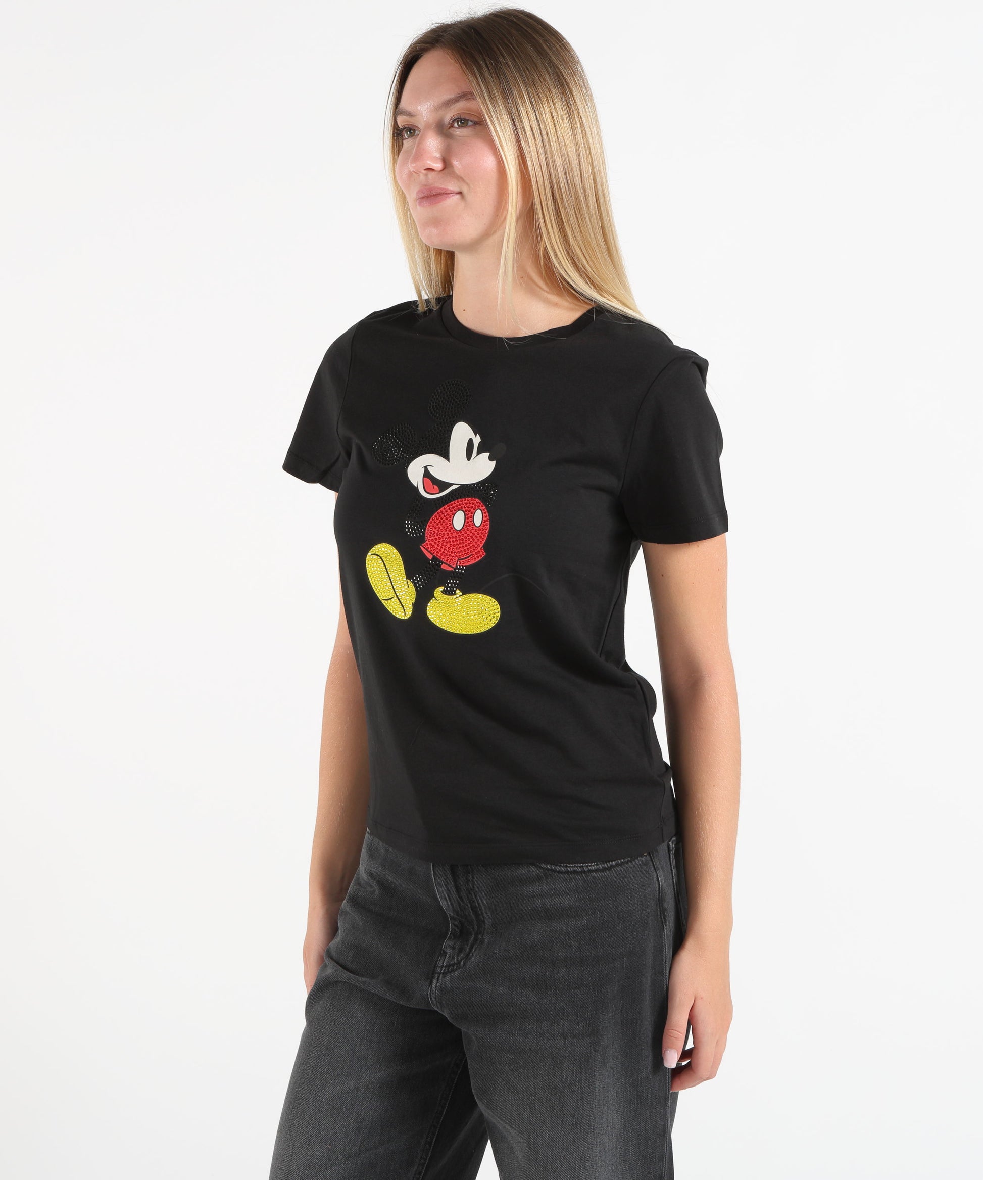 T-shirt LIUJO WHITE T-shirt con stampa Nero | LIUJO WHITE