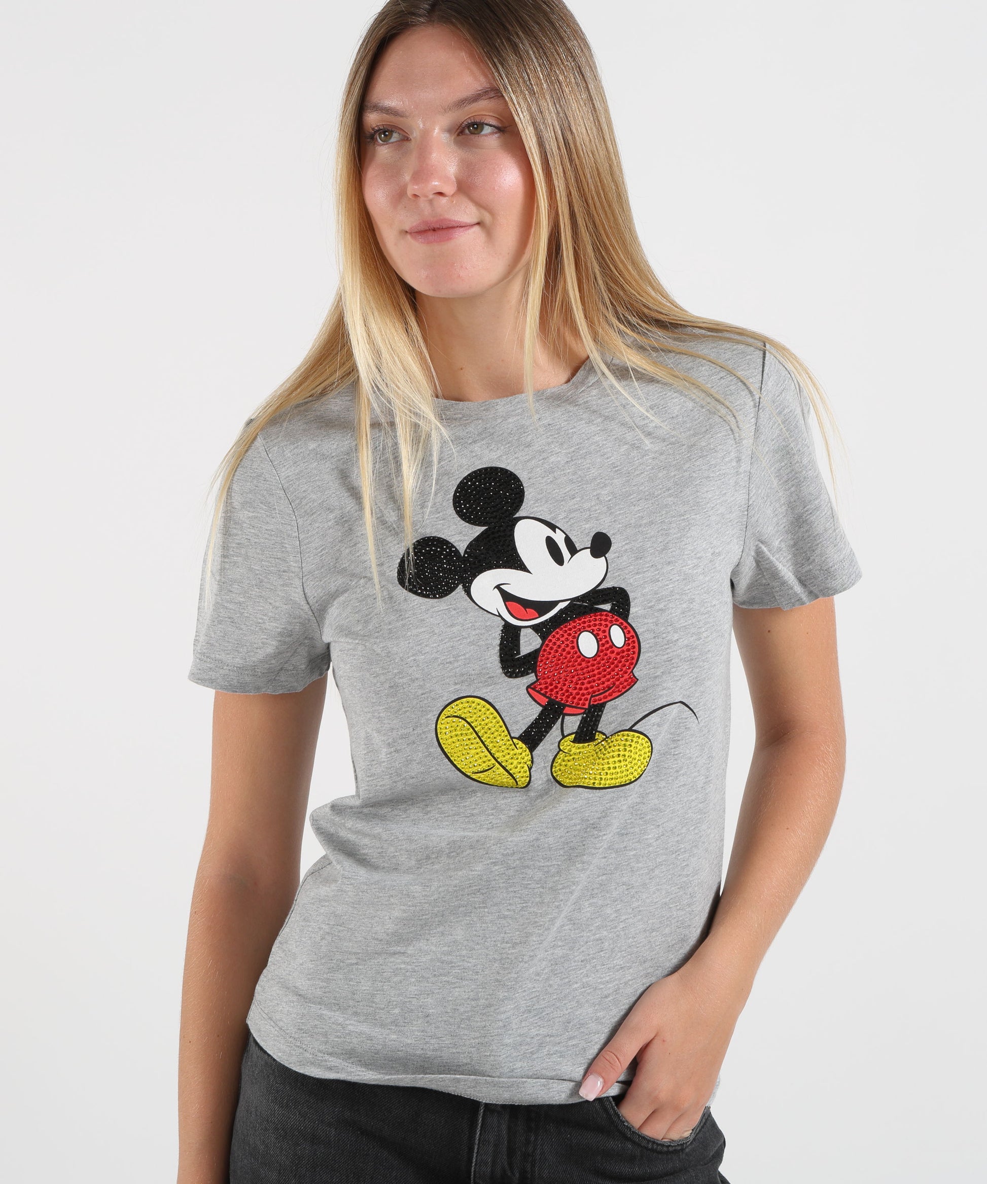 T-shirt LIUJO WHITE T-shirt con stampa Grigio | LIUJO WHITE