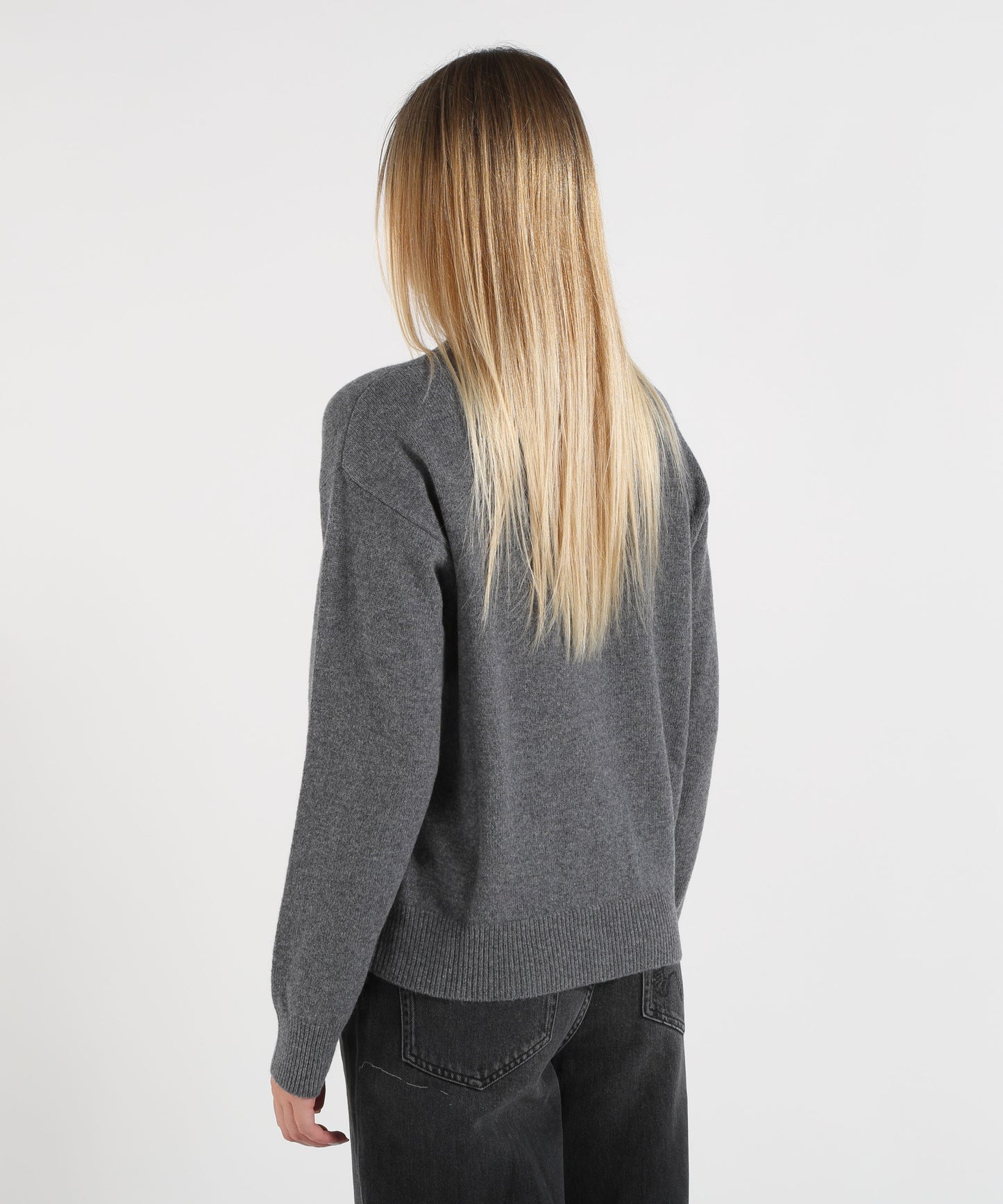 LIUJO WHITE Maglia jacquard in lana