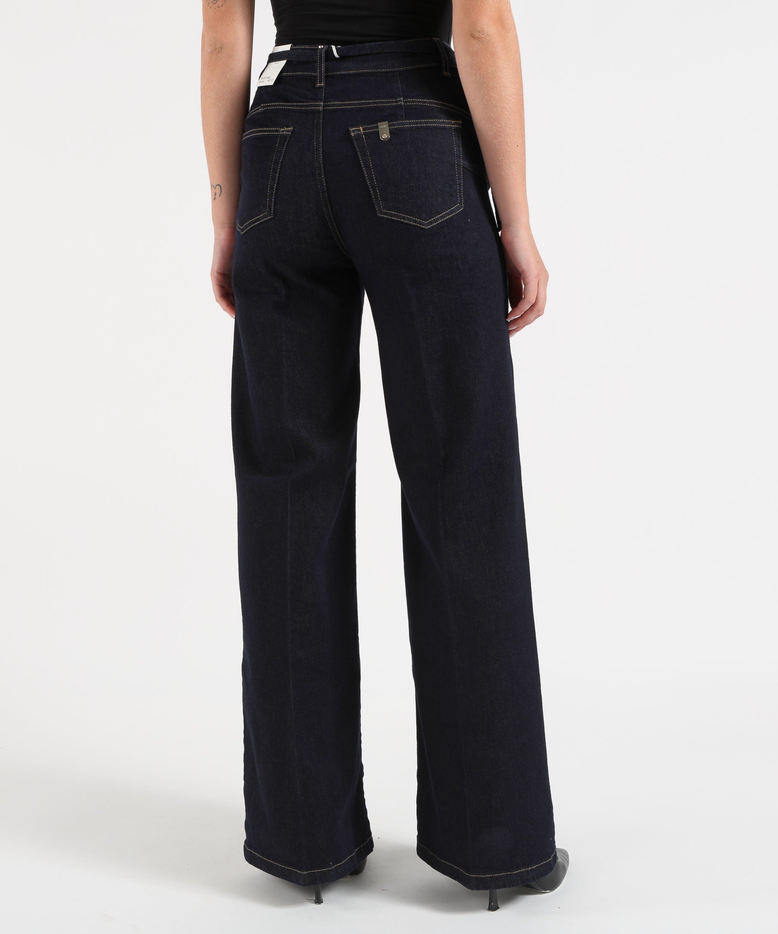 Jeans LIUJO denim Jeans flare con cintura Denim scuro | LIUJO denim