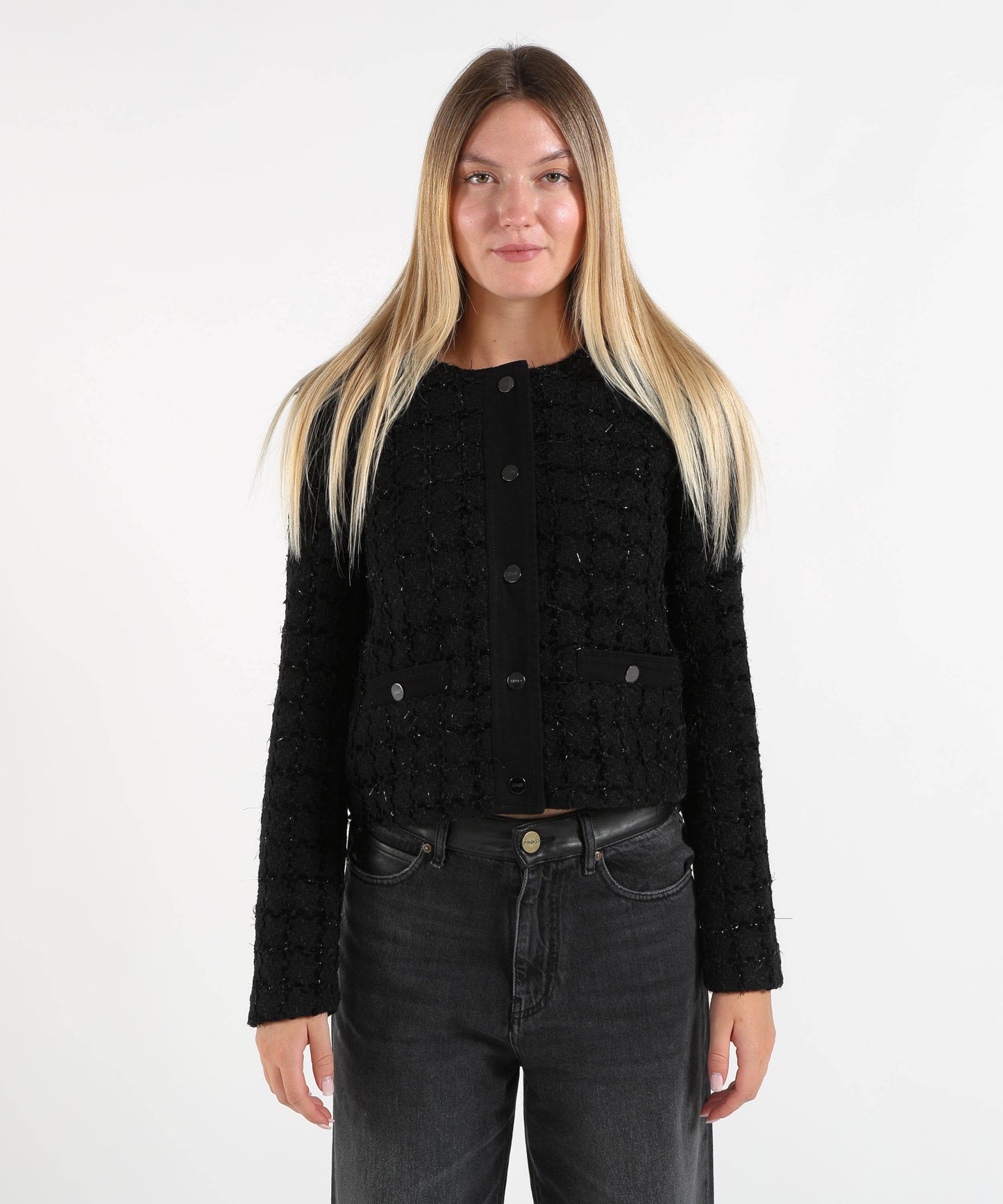 LIUJO denim Giacca in bouclé