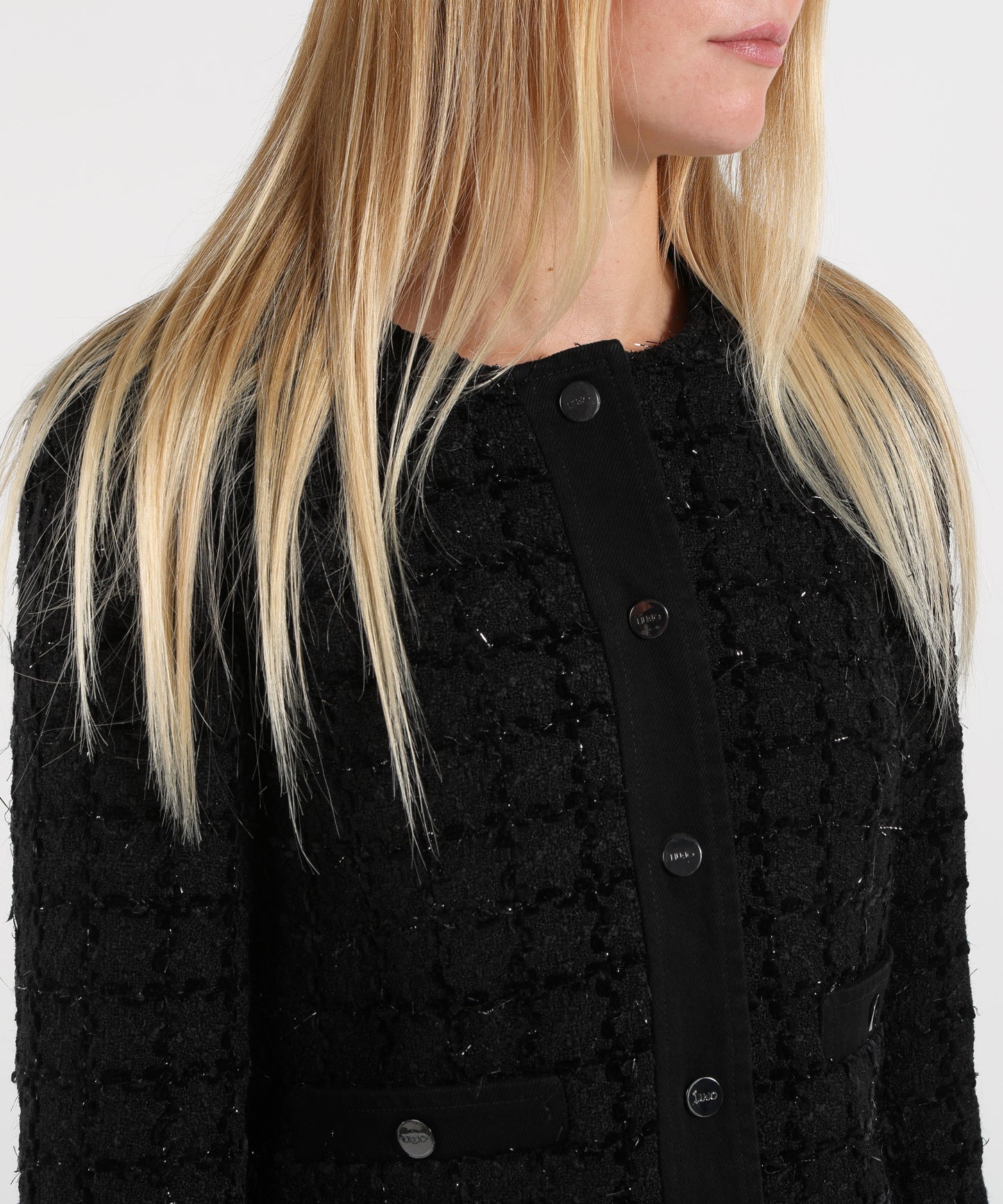 LIUJO denim Giacca in bouclé