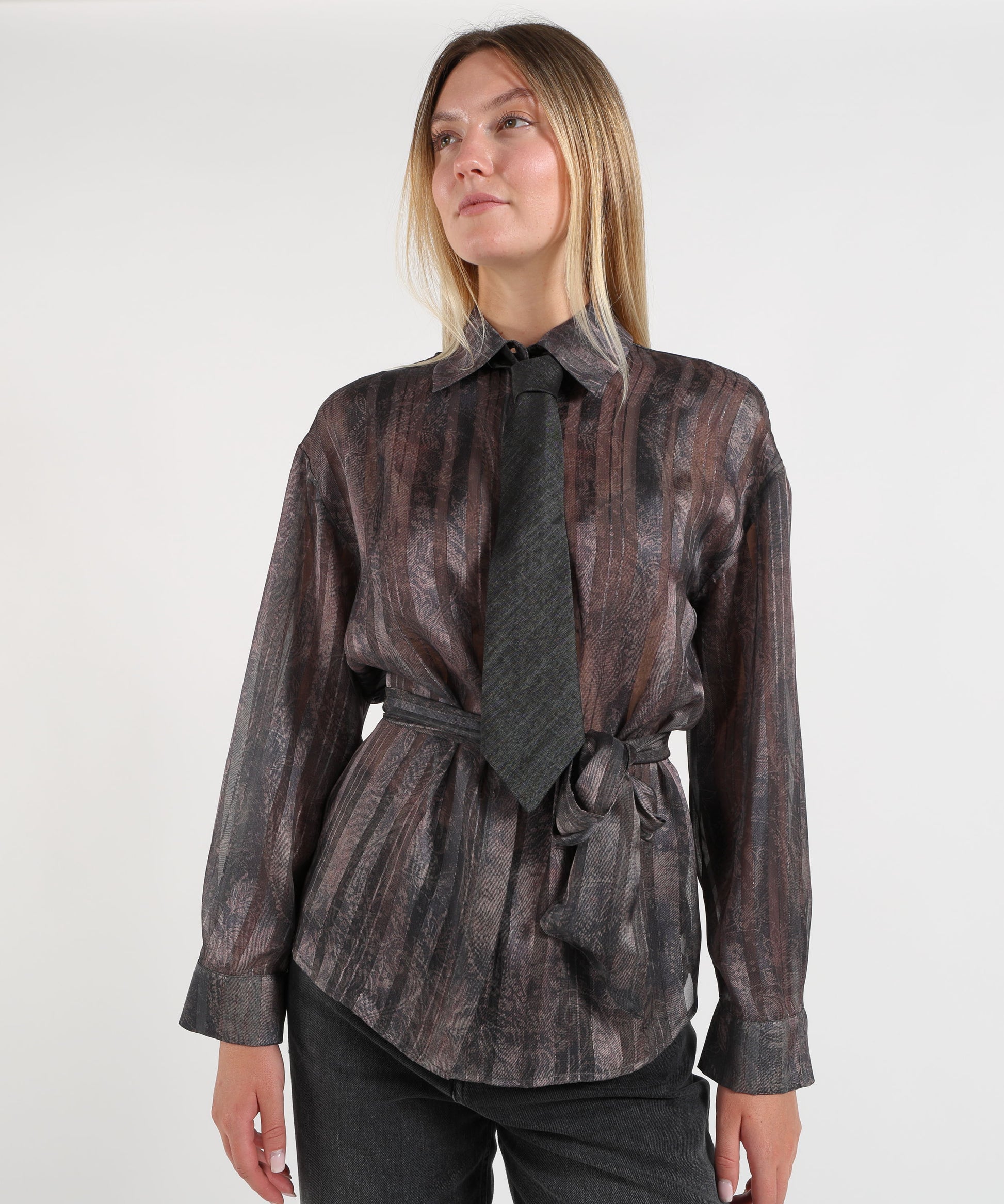 Camicie LIUJO denim Camicia con stampa digitale Fantasia | LIUJO denim