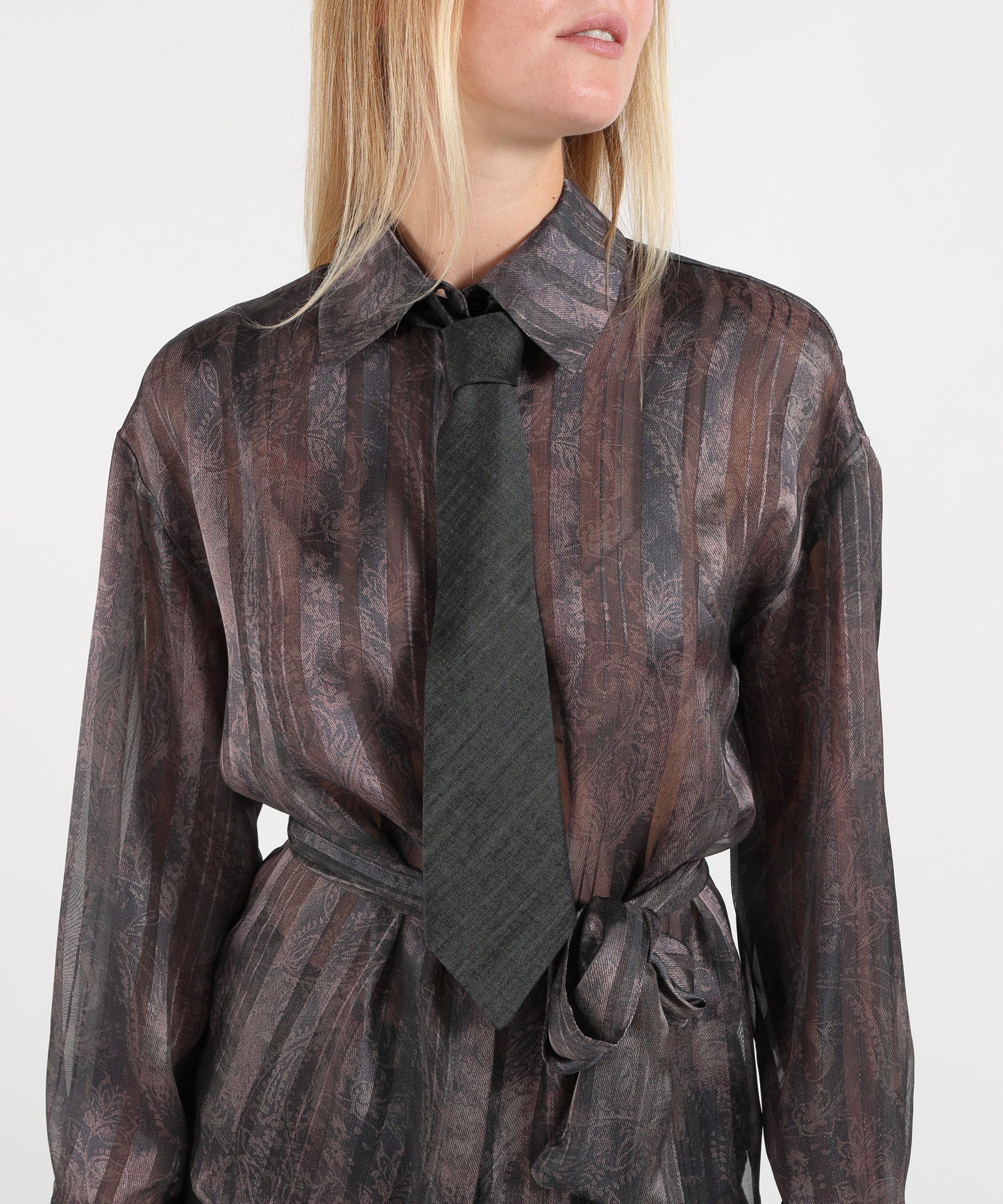 LIUJO denim Camicia con stampa digitale