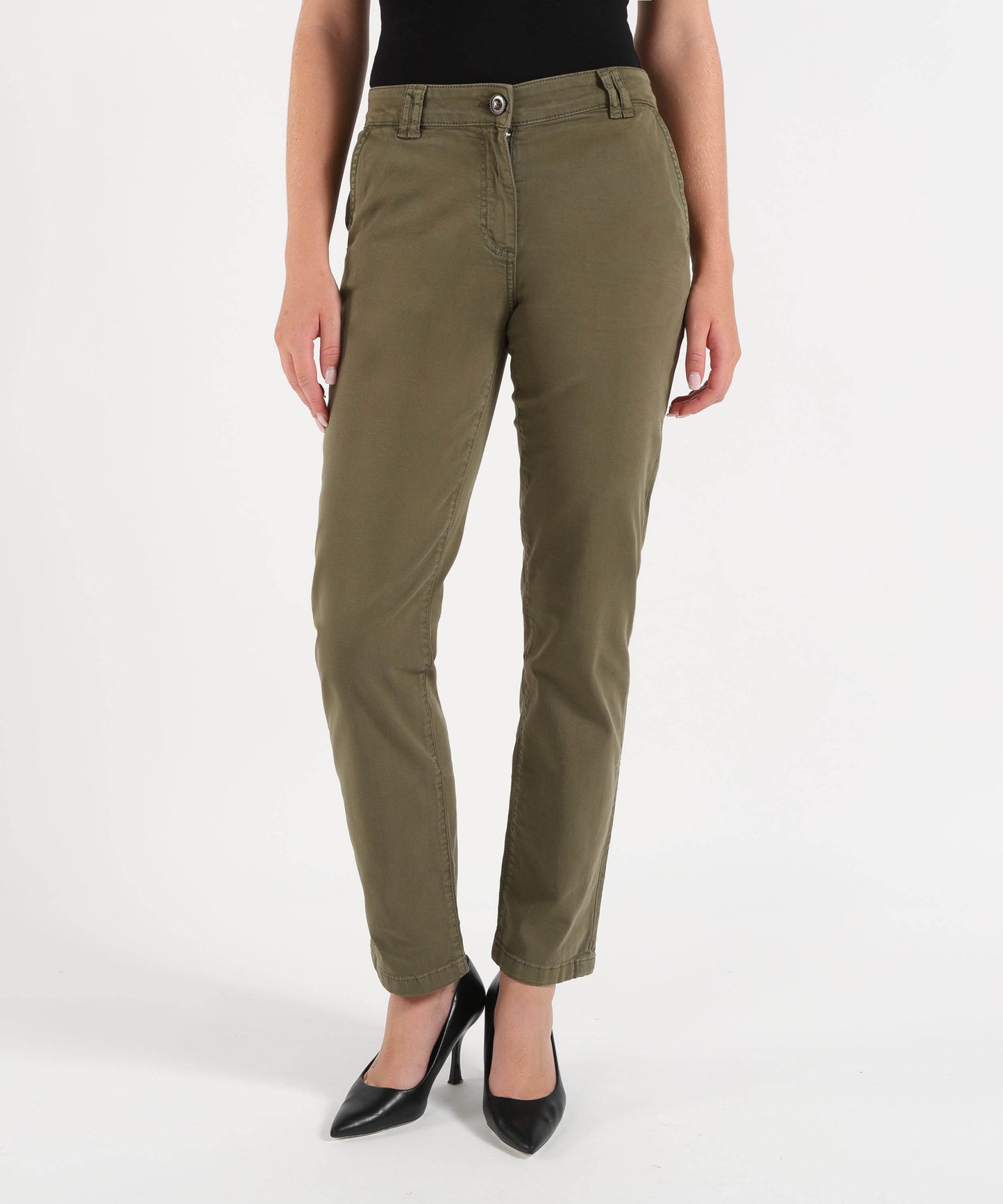 LIUJO WHITE Pantaloni a sigaretta
