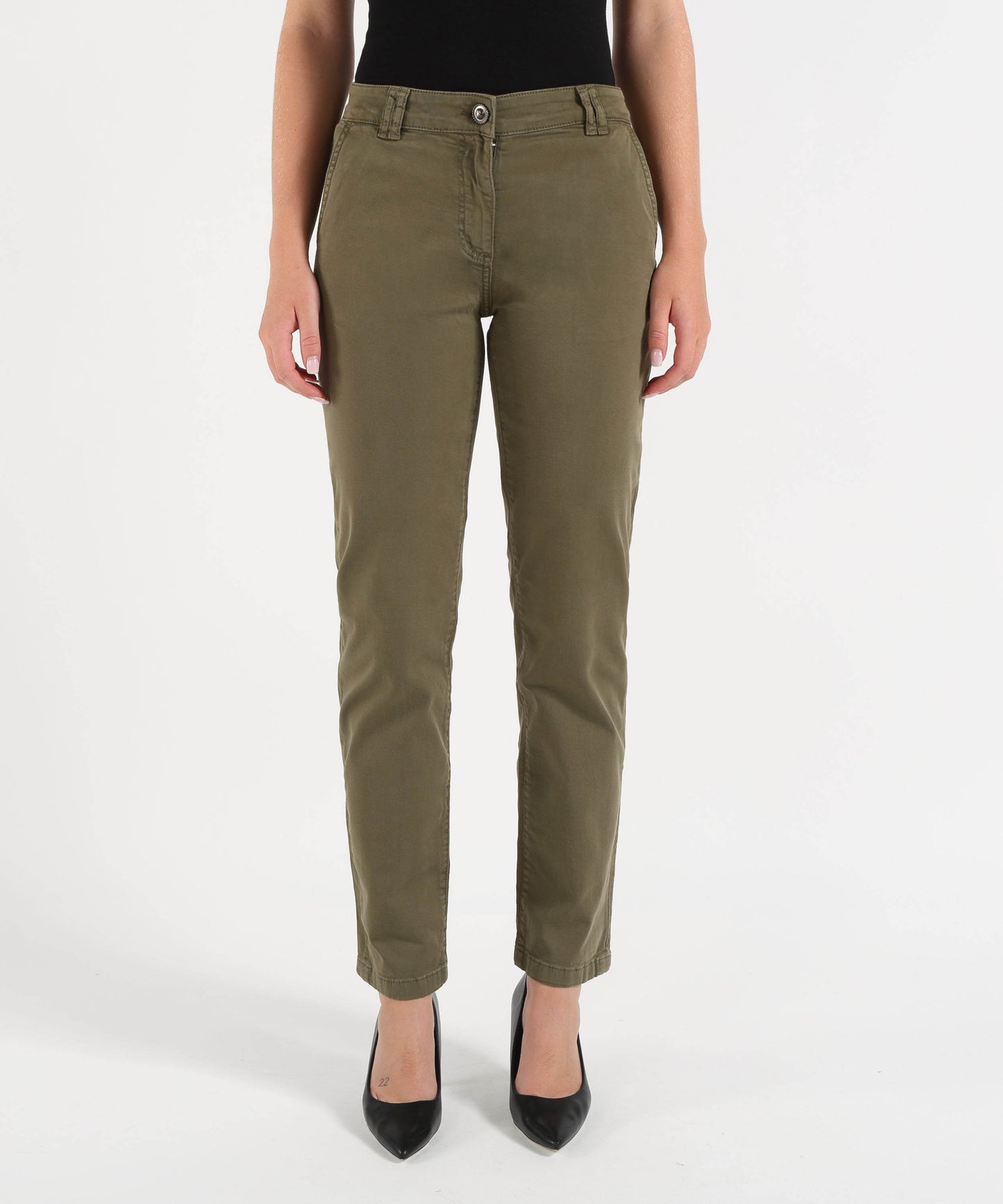 LIUJO WHITE Pantaloni a sigaretta