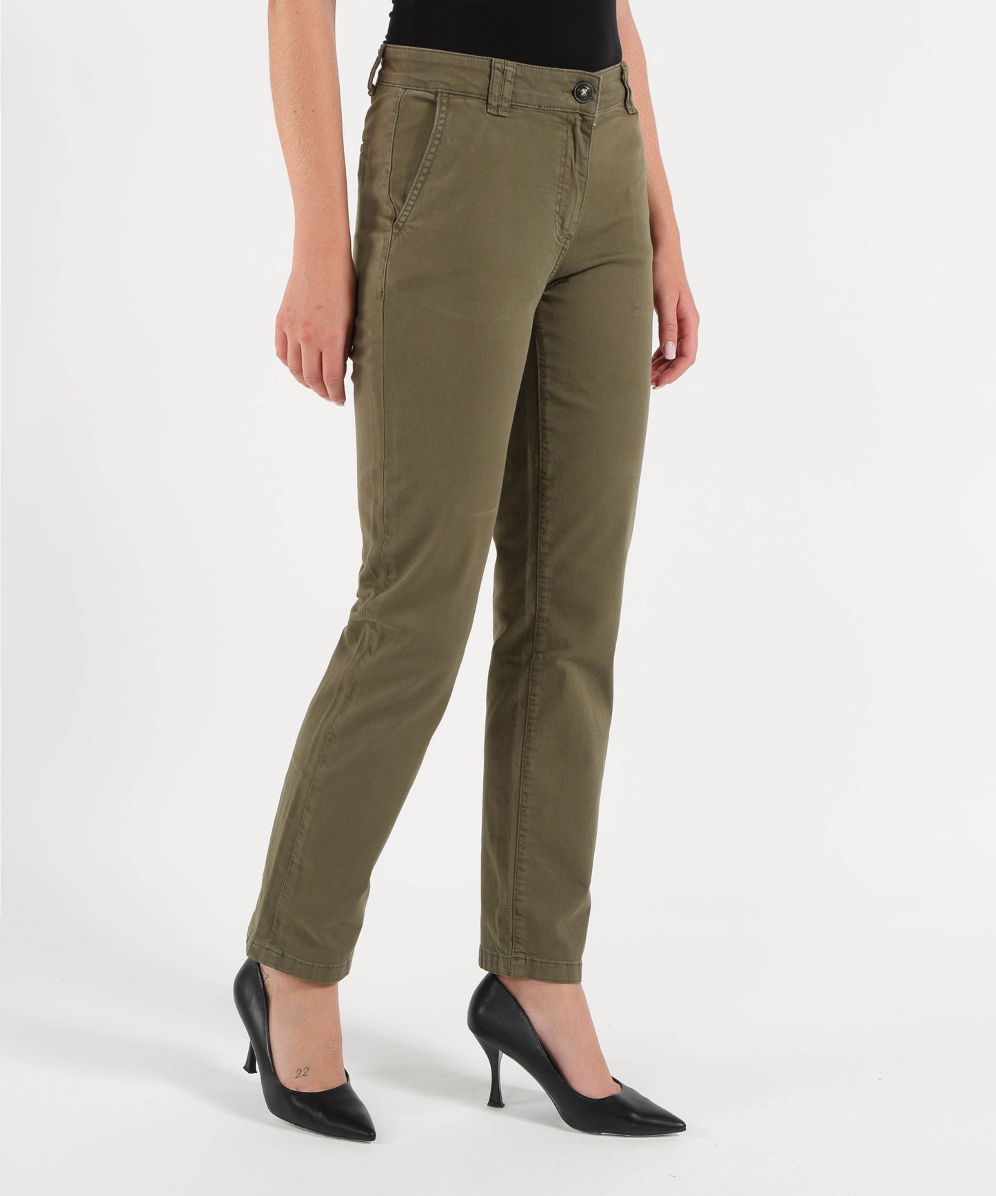 LIUJO WHITE Pantaloni a sigaretta