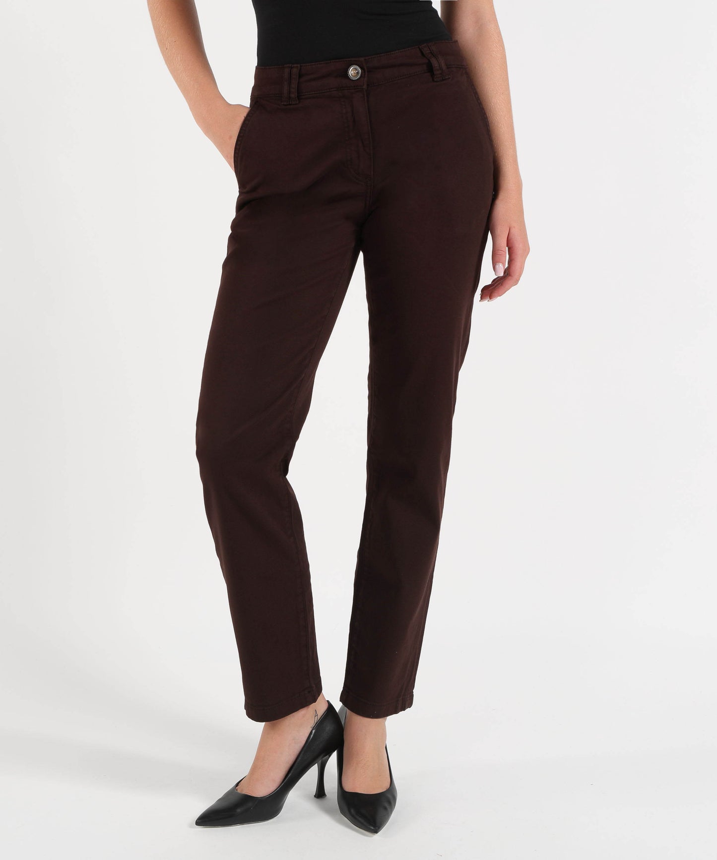LIUJO WHITE Pantaloni a sigaretta