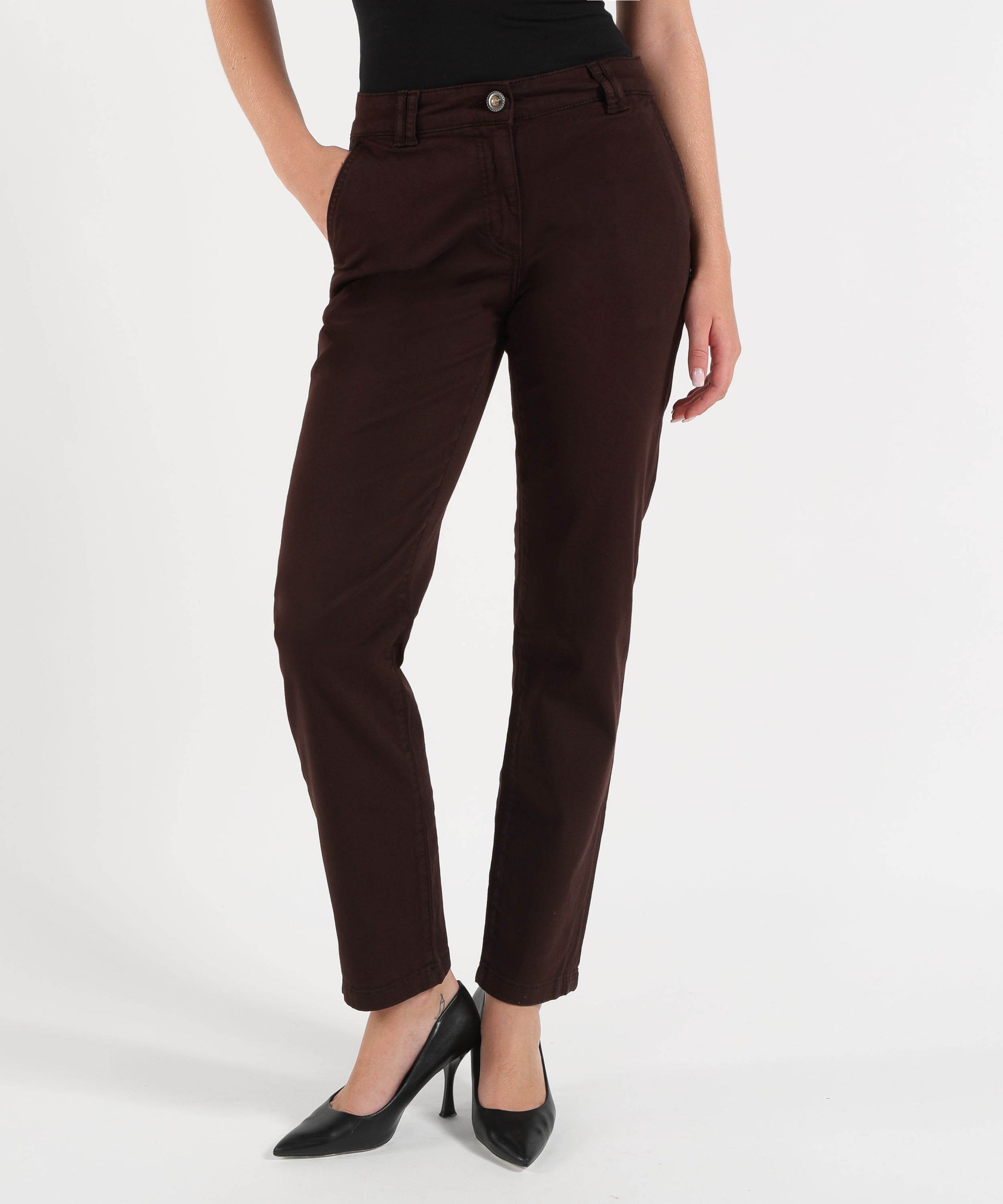 LIUJO WHITE Pantaloni a sigaretta