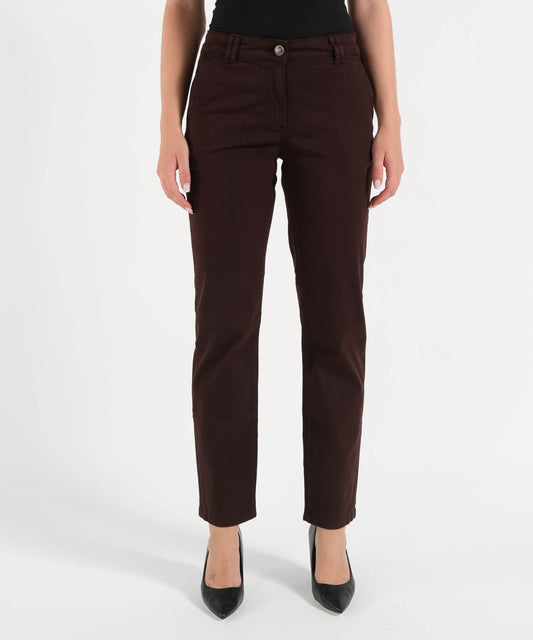 Pantaloni LIUJO WHITE Pantaloni a sigaretta Marrone | LIUJO WHITE