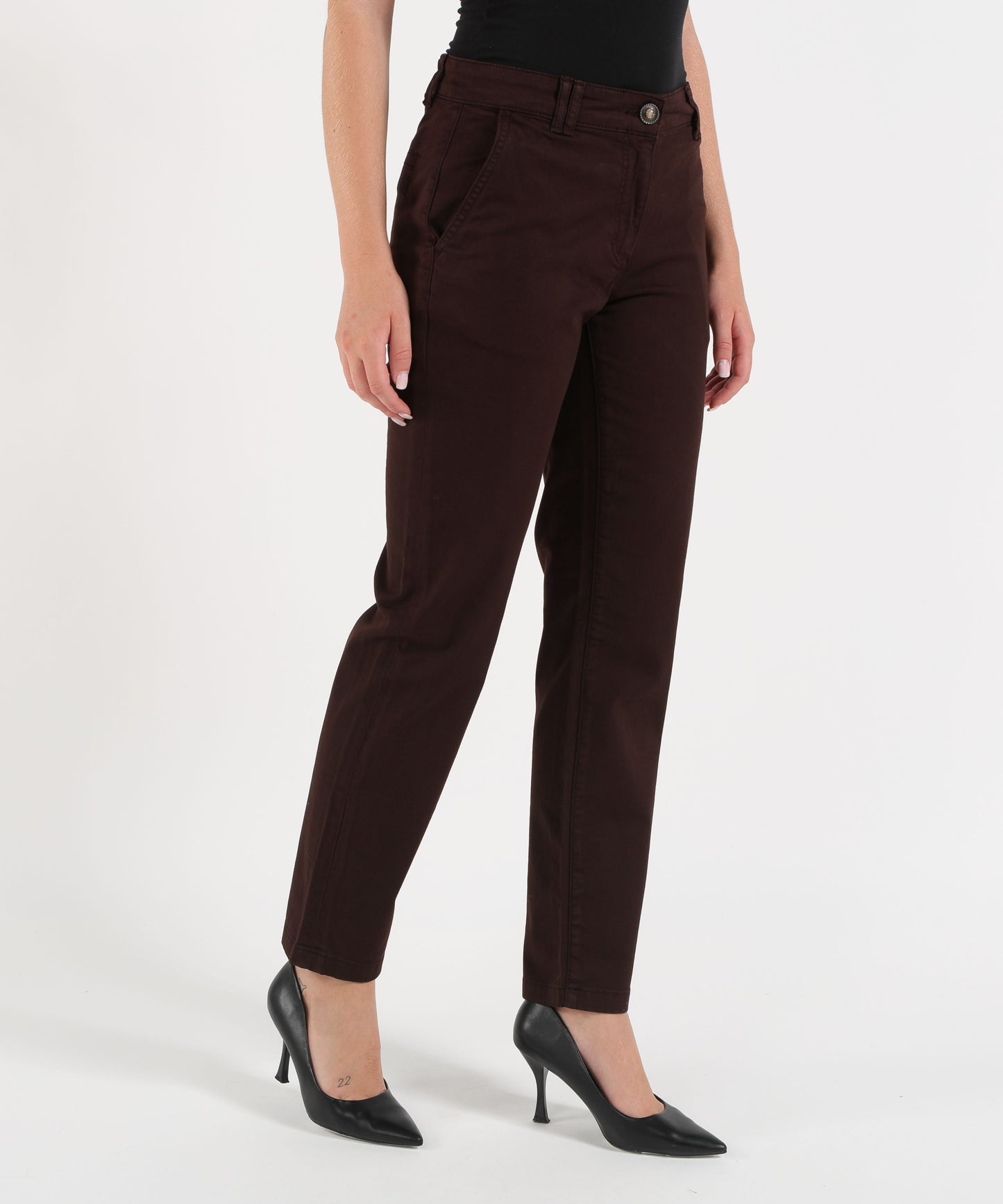 LIUJO WHITE Pantaloni a sigaretta