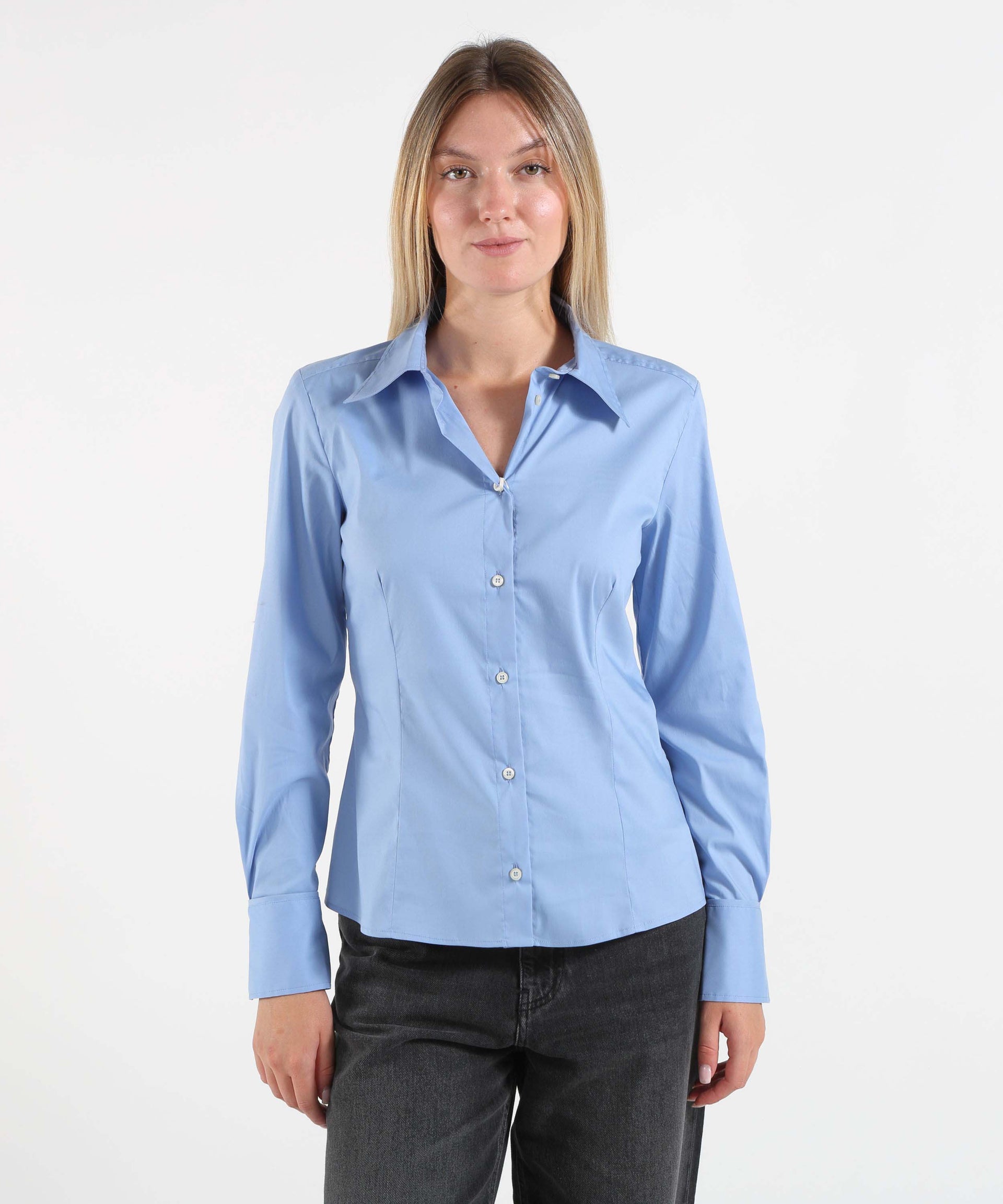 PENNYBLACK Camicia Donna Slim Fit in Popeline Stretch