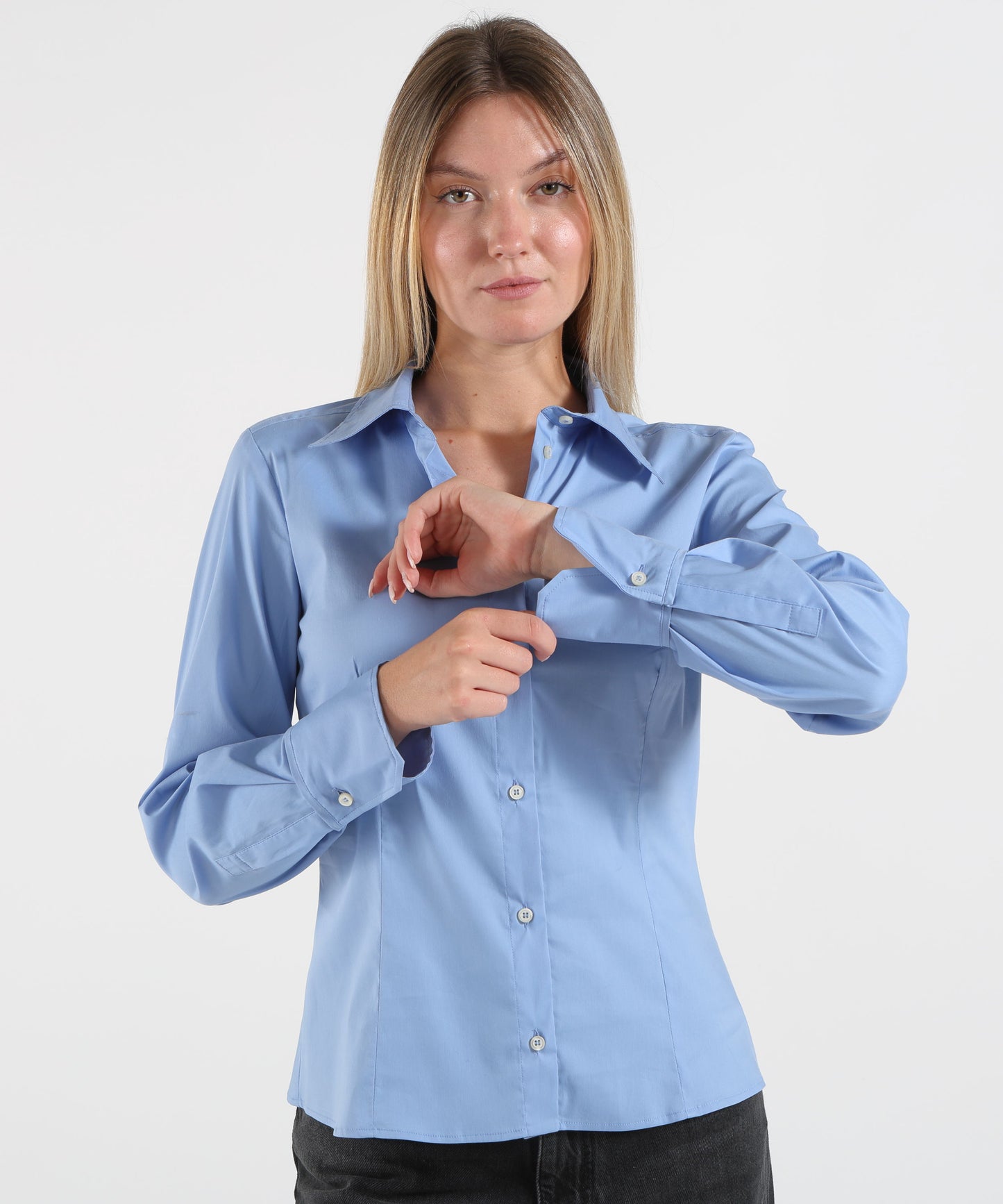 PENNYBLACK Camicia Donna Slim Fit in Popeline Stretch