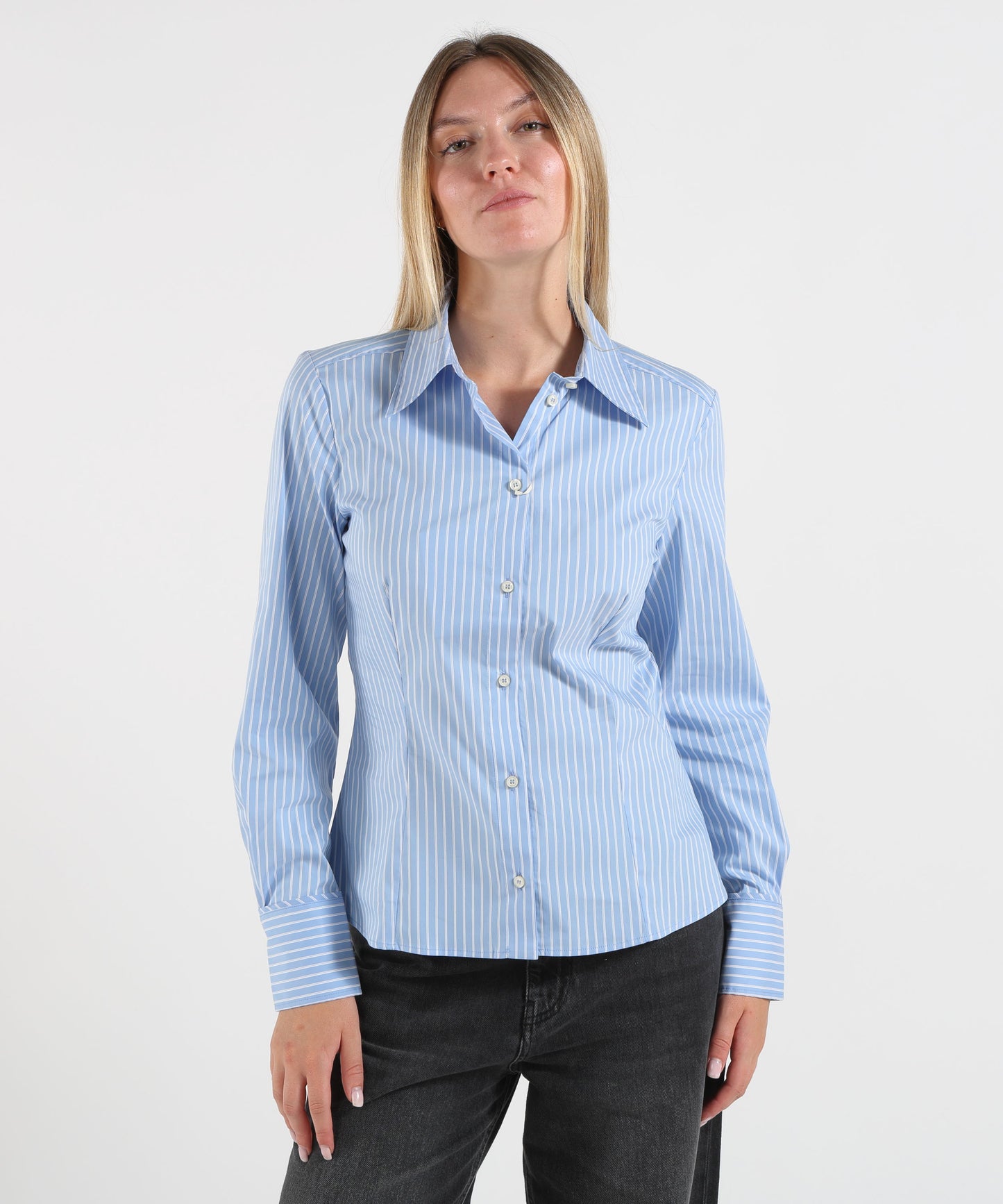 PENNYBLACK Camicia Donna Slim Fit in Popeline Stretch