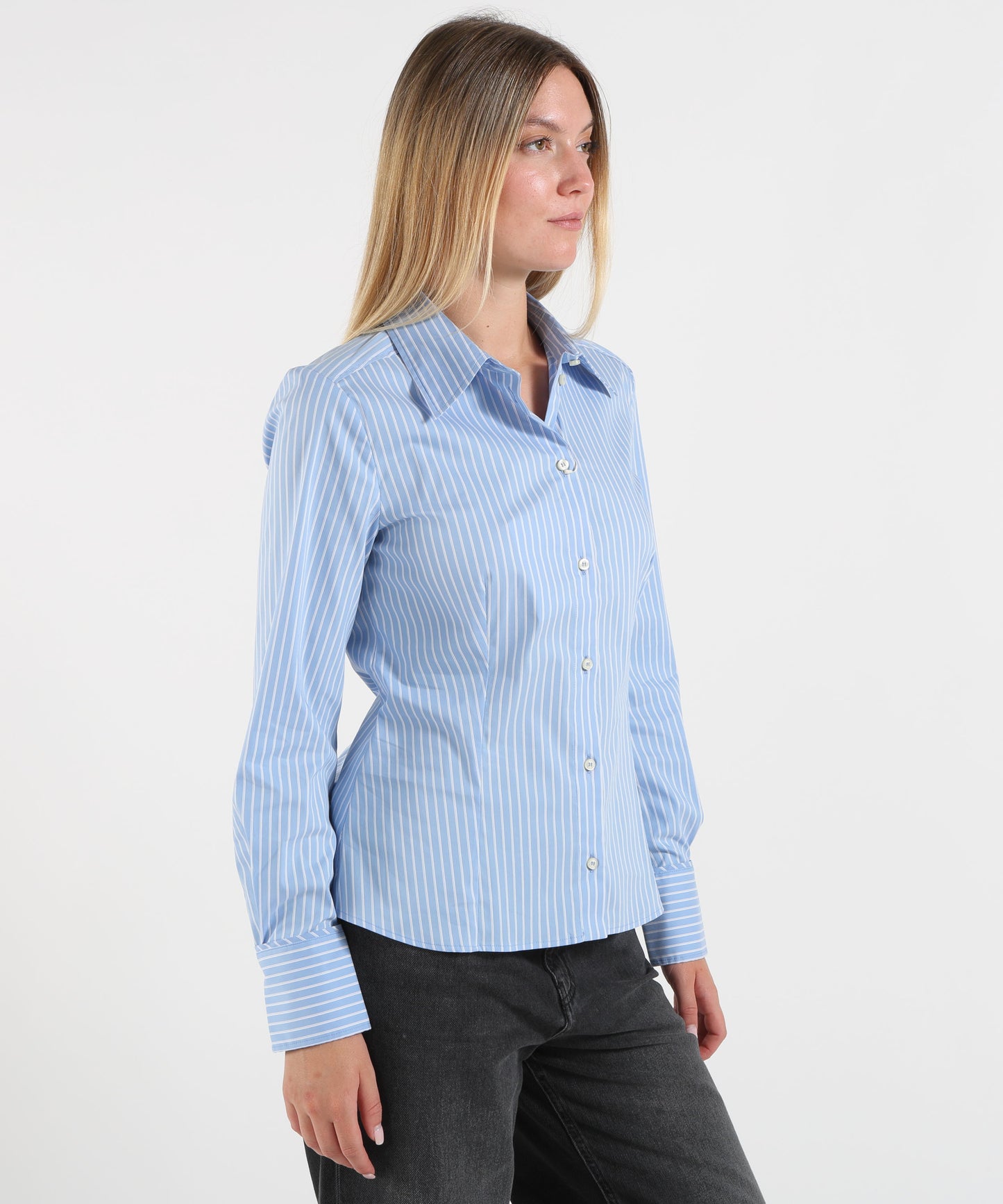 PENNYBLACK Camicia Donna Slim Fit in Popeline Stretch