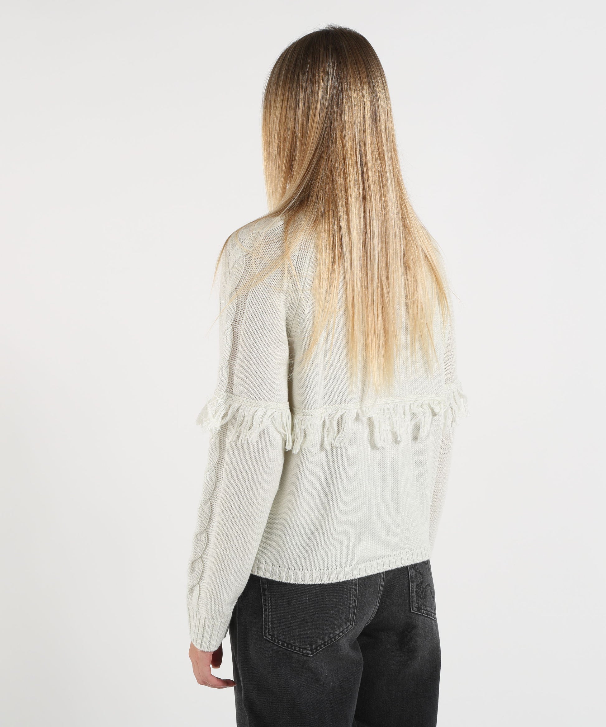 Maglie PENNYBLACK Maglia Donna in Blend di Lana e Lurex Bianco | PENNYBLACK