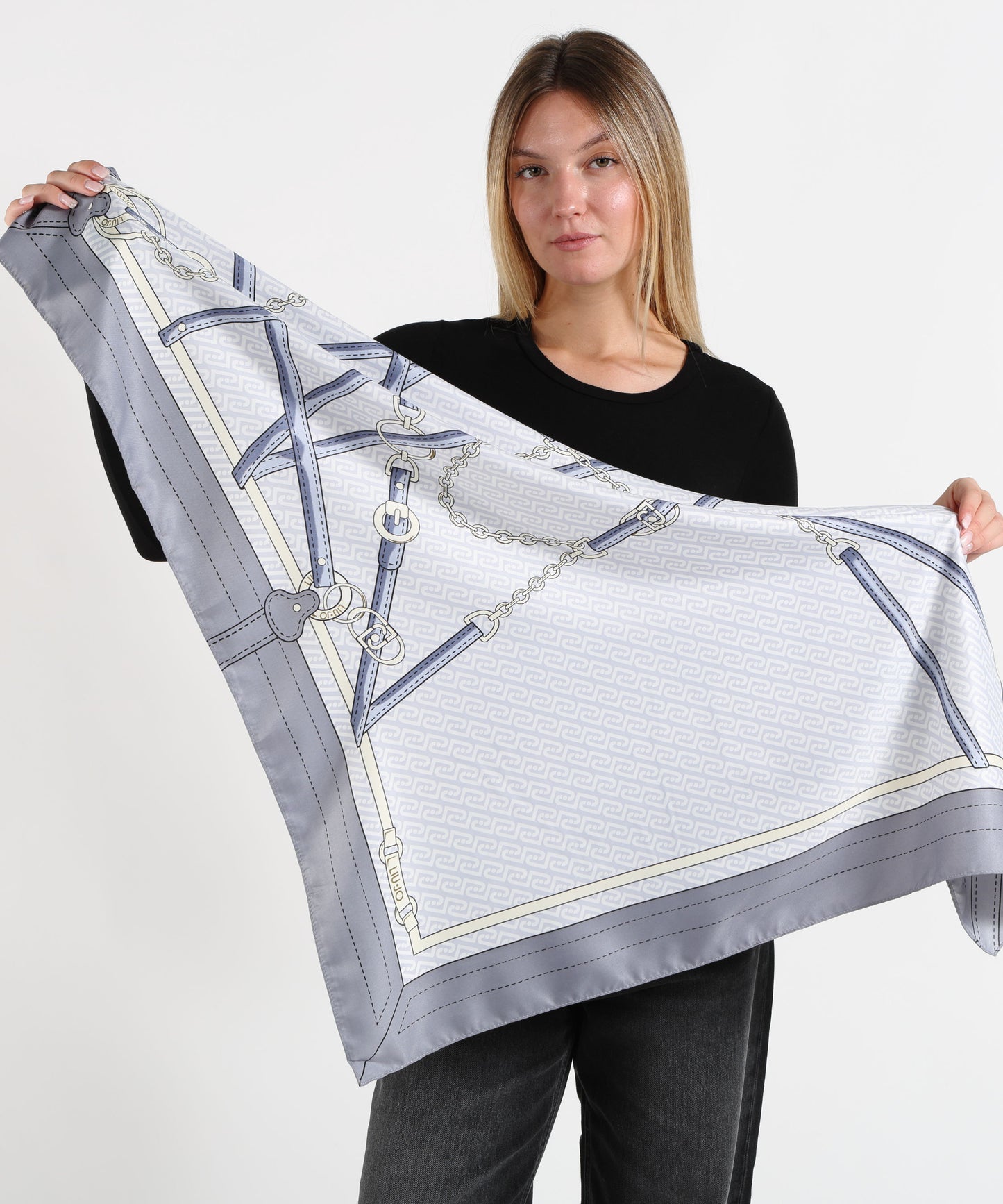 LIUJO SOFT Foulard grande con cinturini