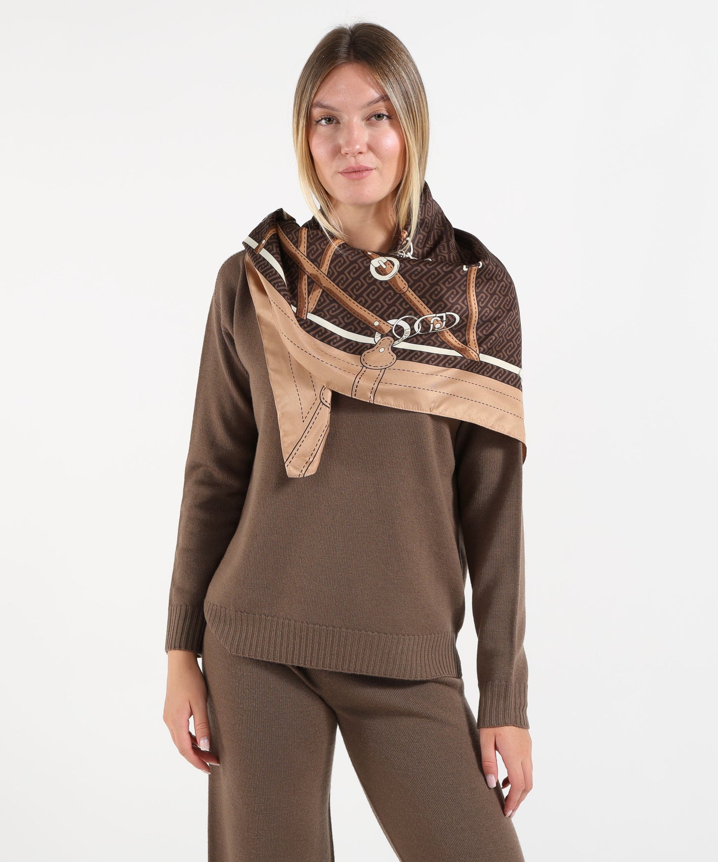LIUJO SOFT Foulard grande con cinturini
