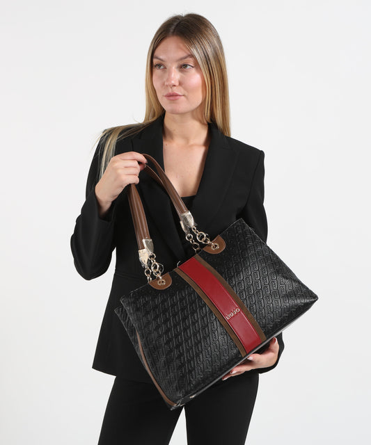Borse LIUJO ACCESSORI Borsa tote media Nero | LIUJO ACCESSORI