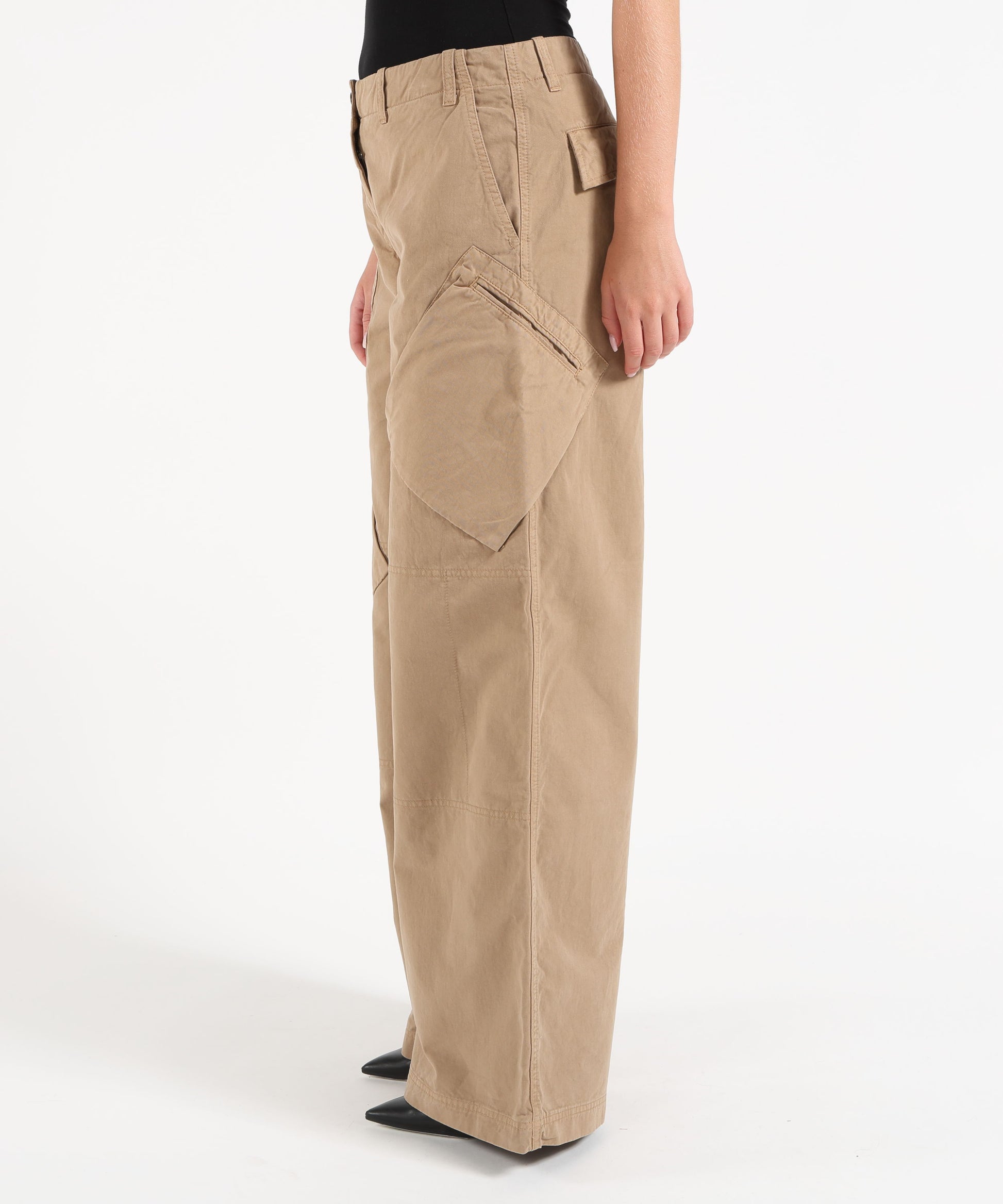 Trousers PINKO Beige | PINKO