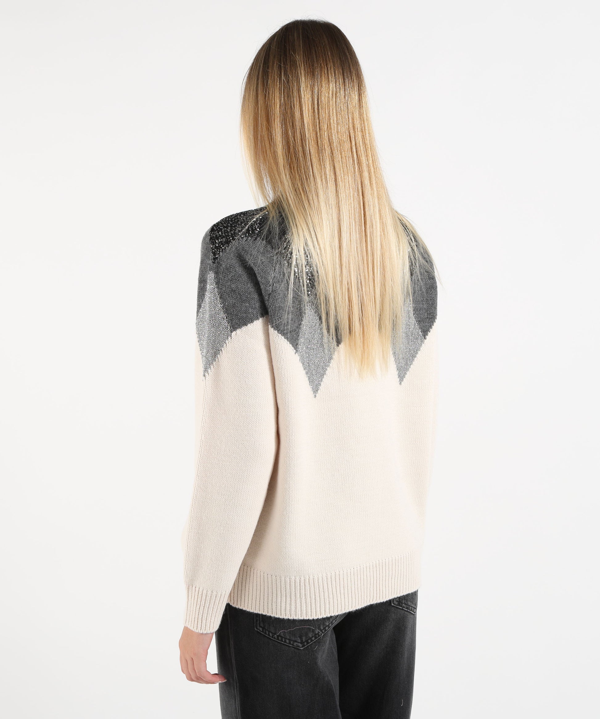Knitwear KAOS Grigio/panna | KAOS