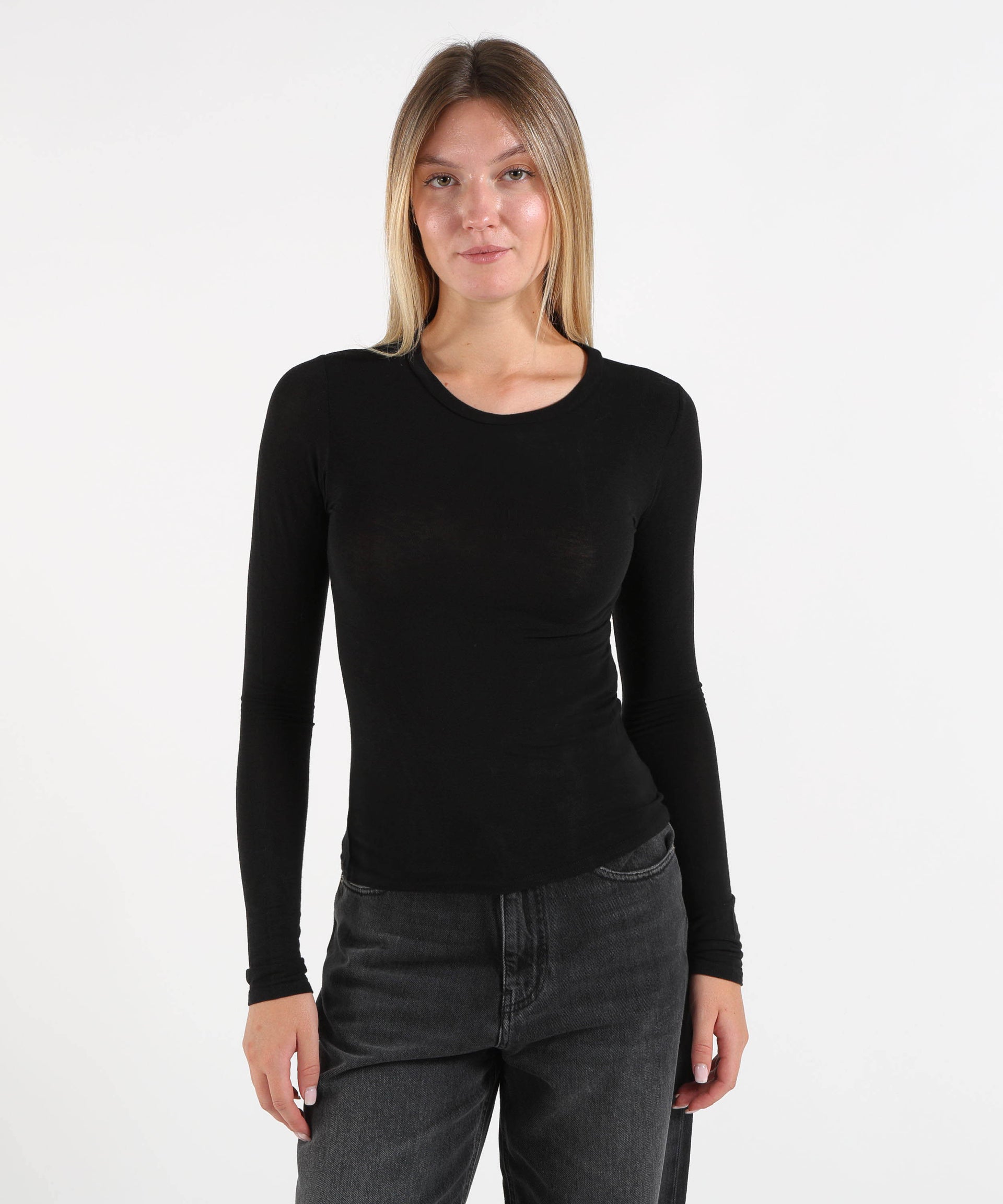 KAOS Maglia Donna Morbida Girocollo