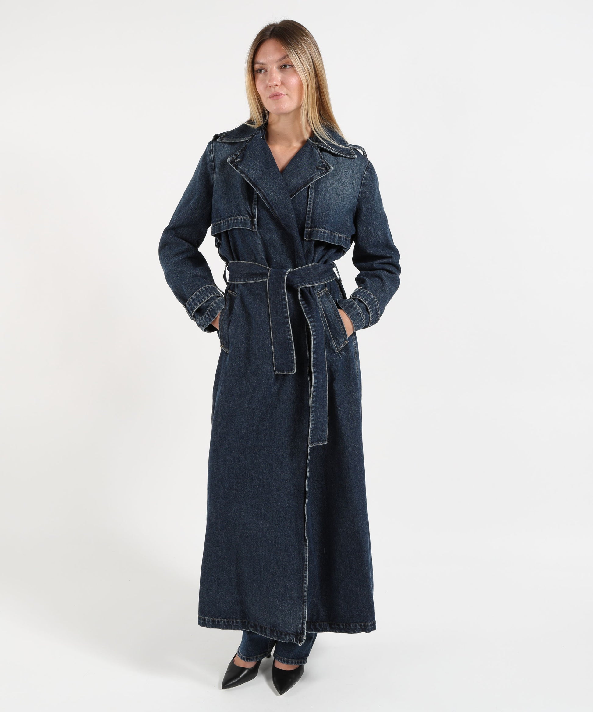 Trench coats LIUJO Denim scuro | LIUJO