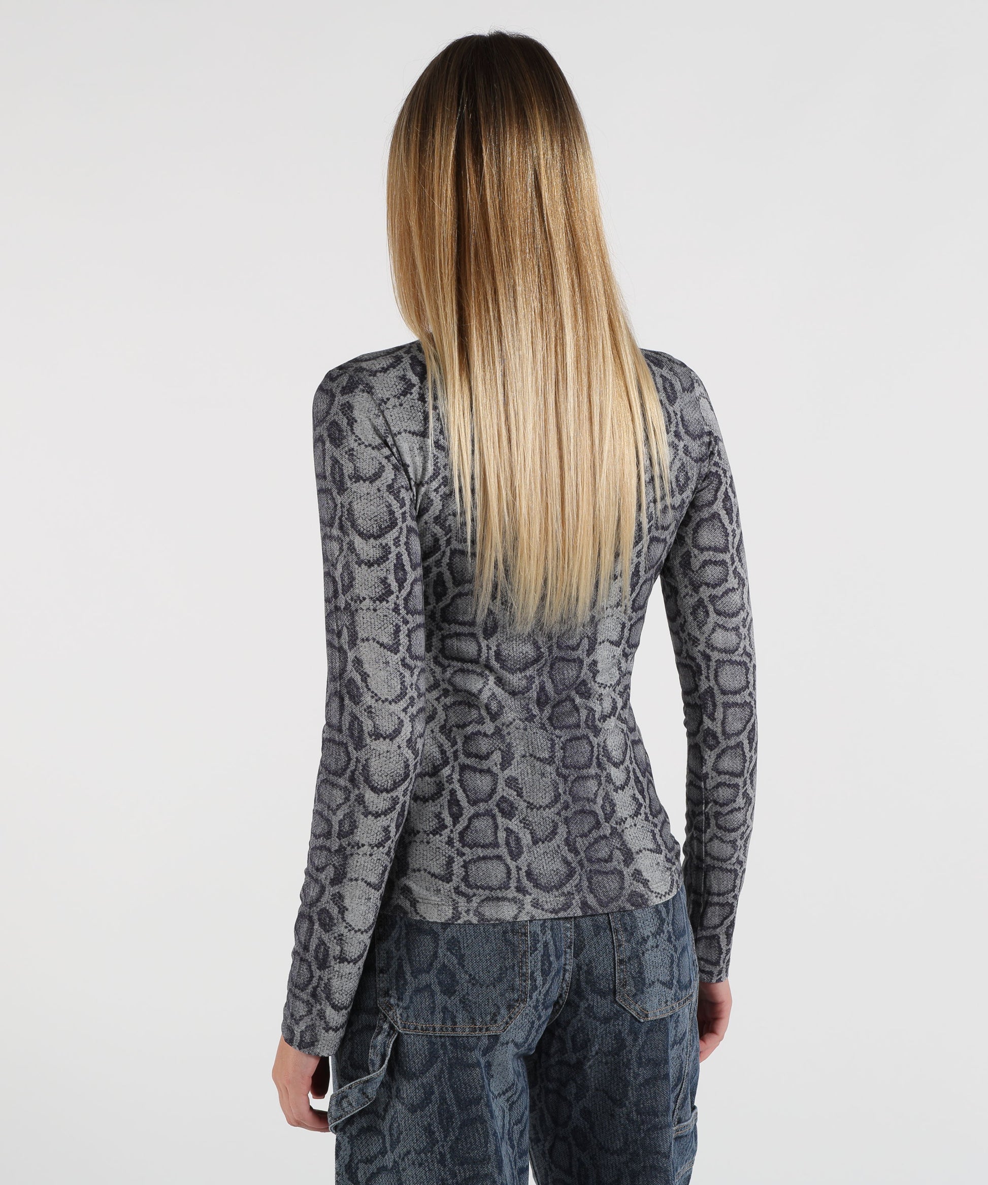 Knitwear LIUJO Denim animalier | LIUJO