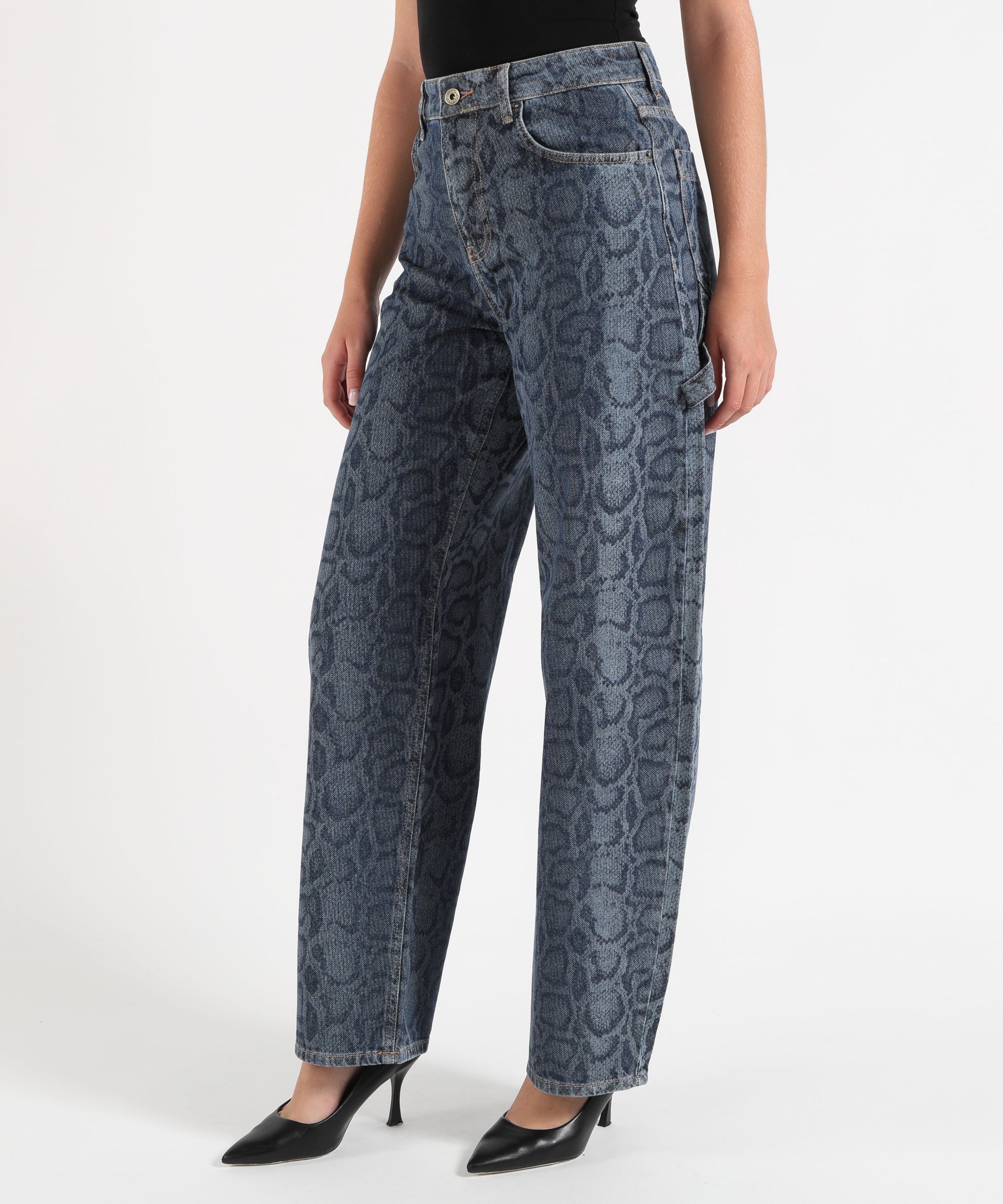 Jeans LIUJO Denim animalier | LIUJO